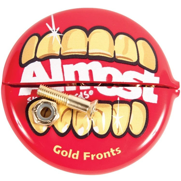 Gold Nuts Bolts 1"