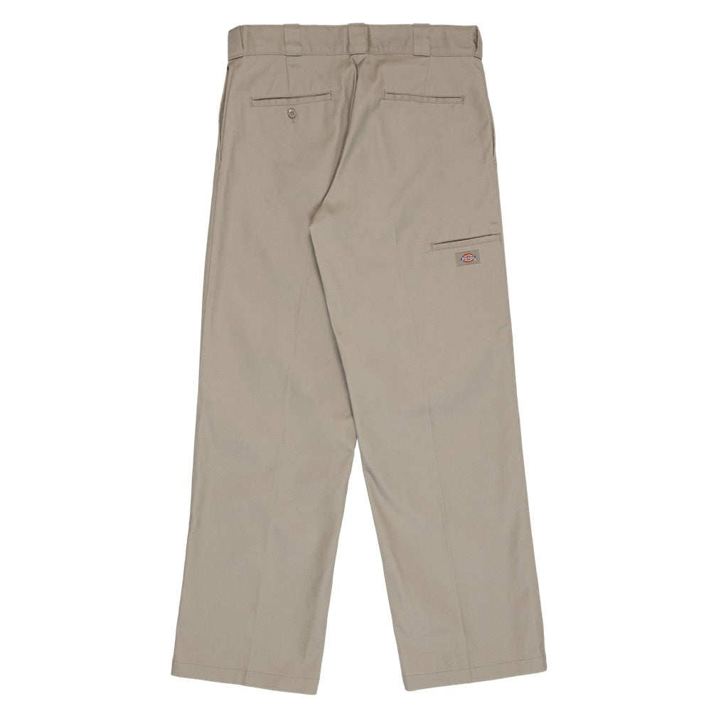 Loose Fit Double Knee Khaki Work Pants