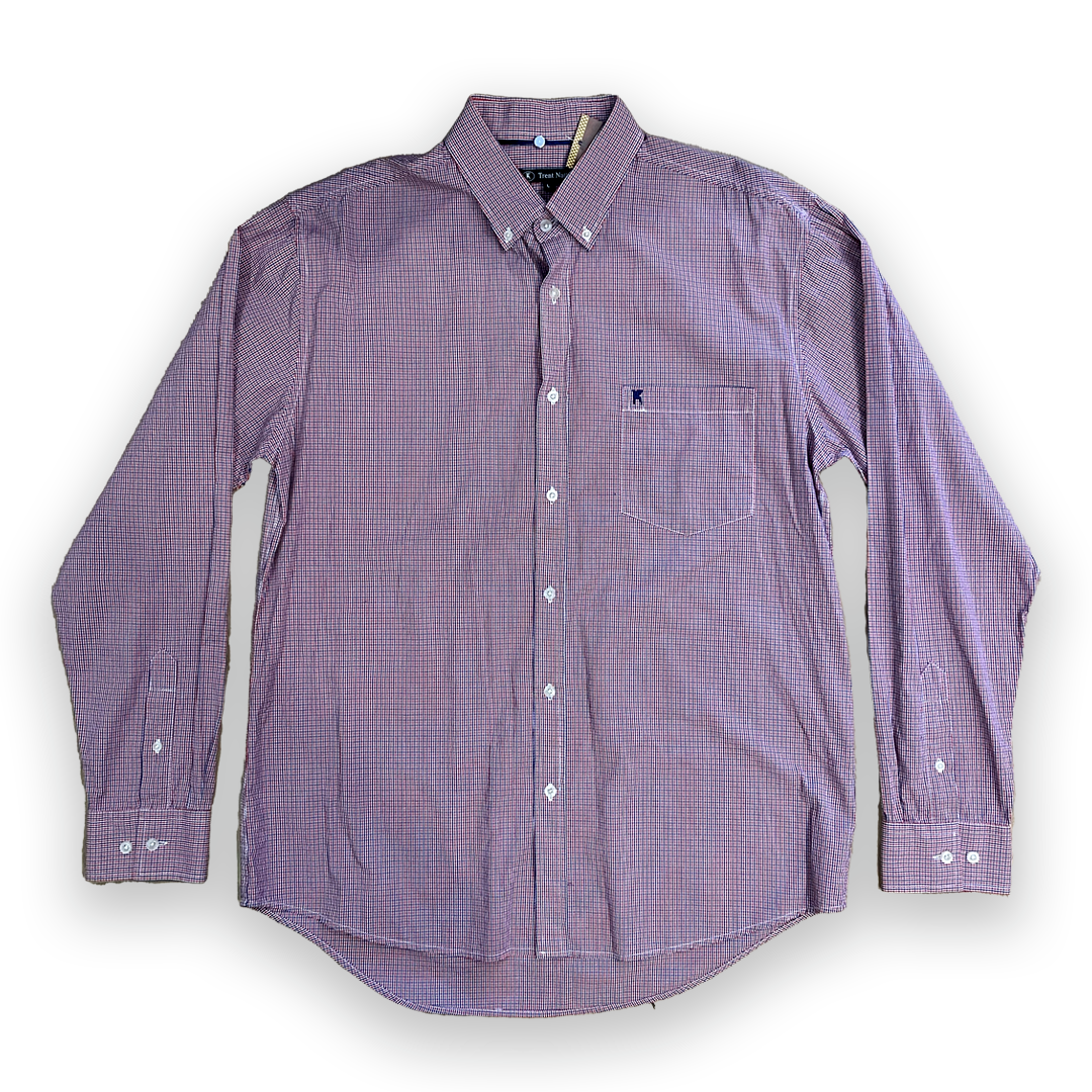 VNTG - Checkered L/S Button up shirt
