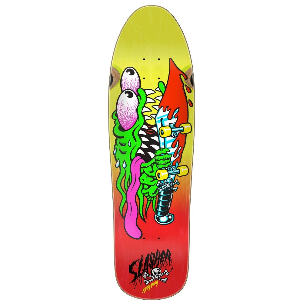 Meek Slasher 9.23” Skateboard Deck - Yellow