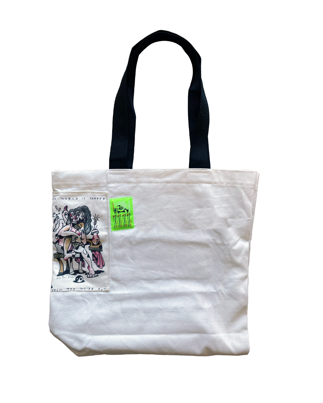 Multi Patch Colour Tote Bag