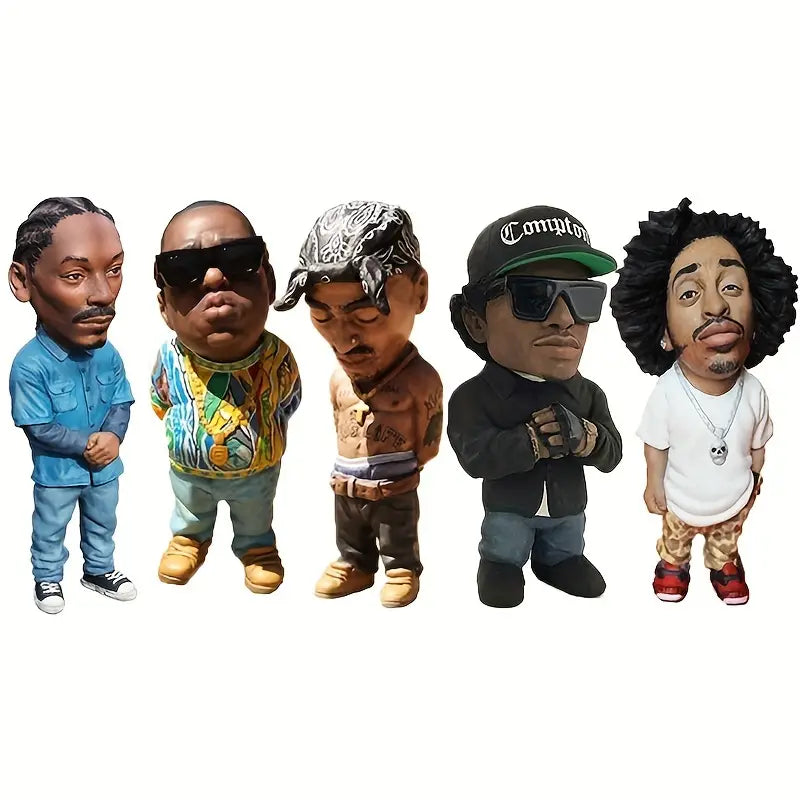 Authentic Hip-Hop Rapper Statues