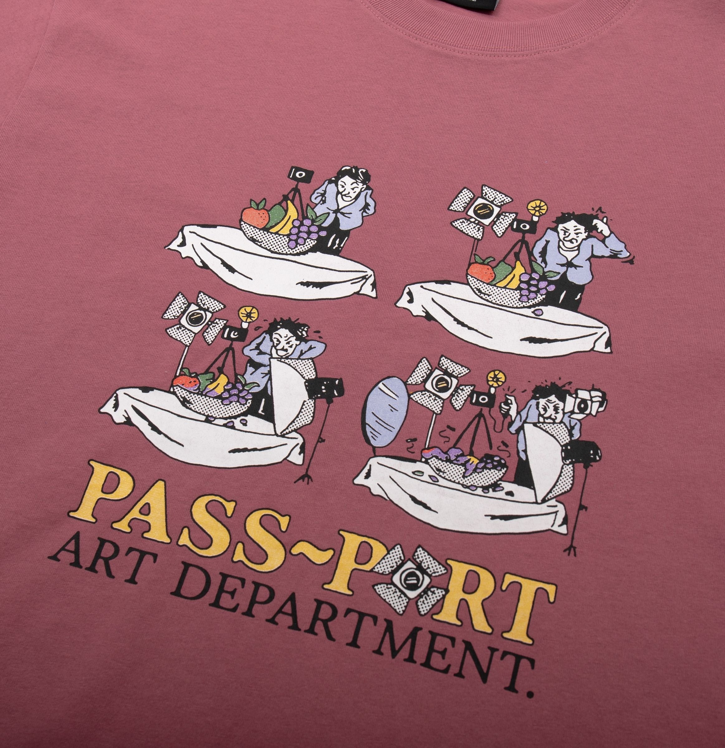 Art Dept. Tee  - Washed Berry