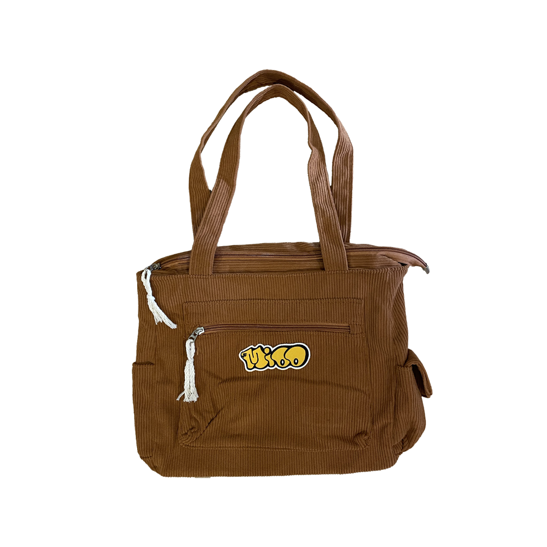 Brown Corduroy Midd - Tote Bag
