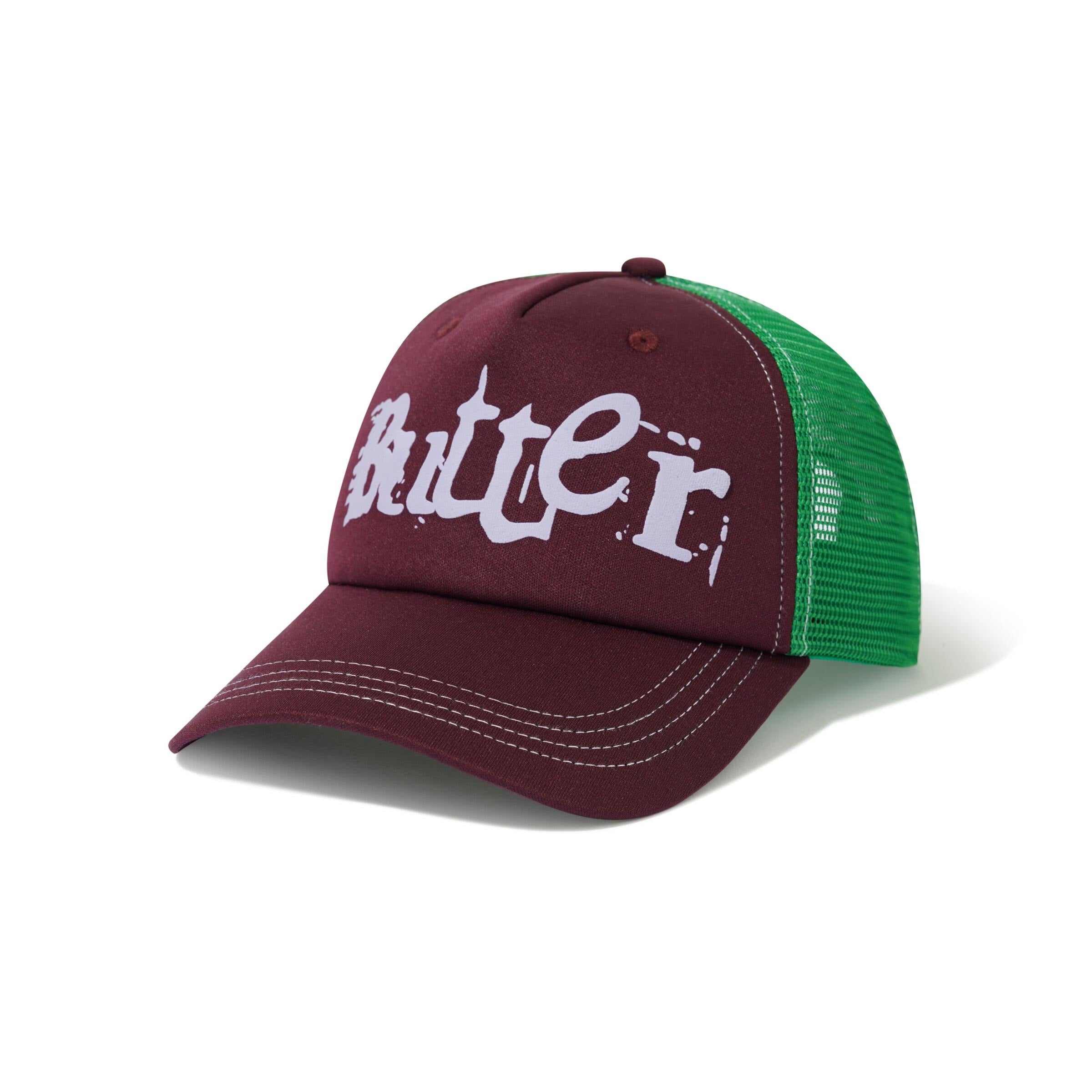 Breakdown Trucker Cap - Wine/Green