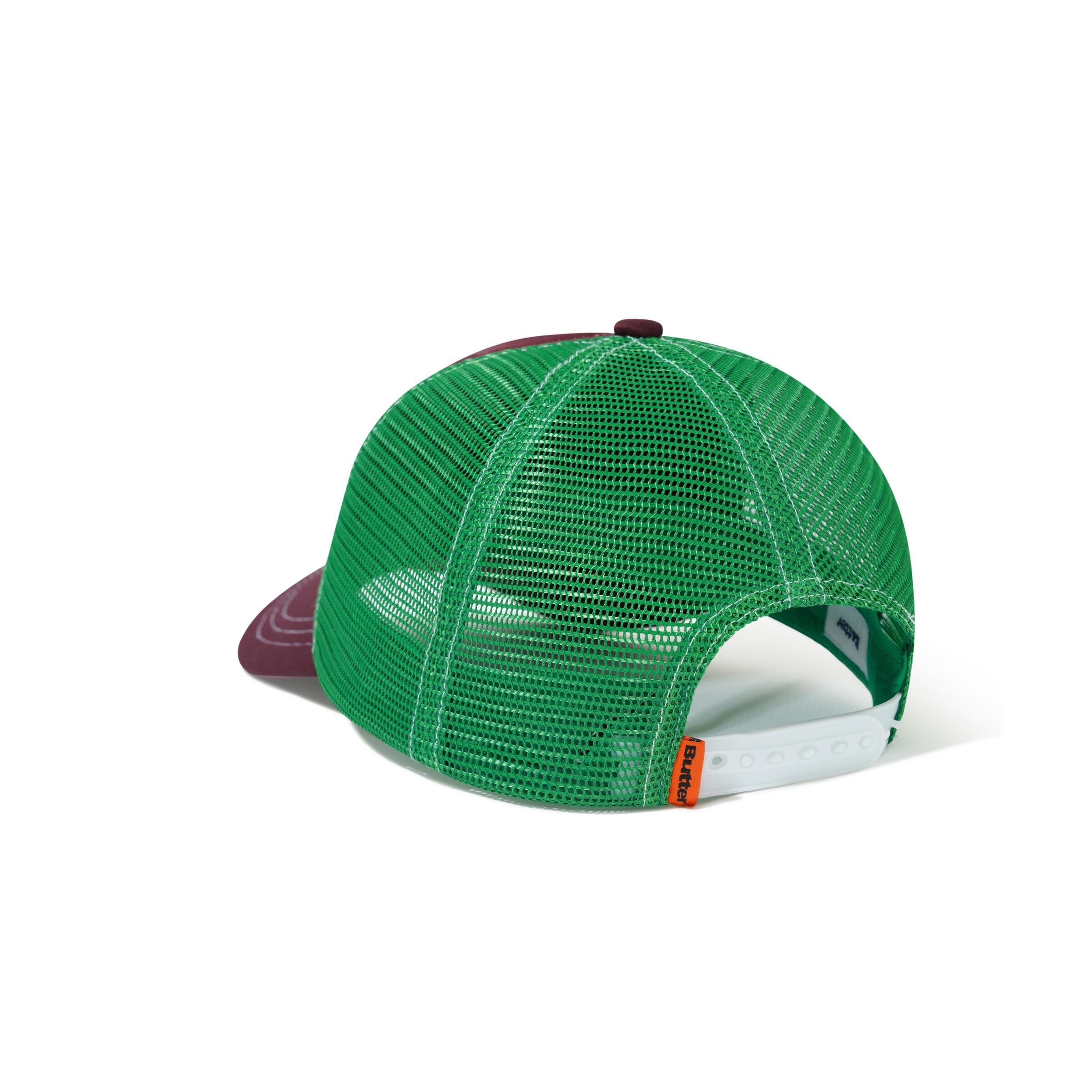 Breakdown Trucker Cap - Wine/Green