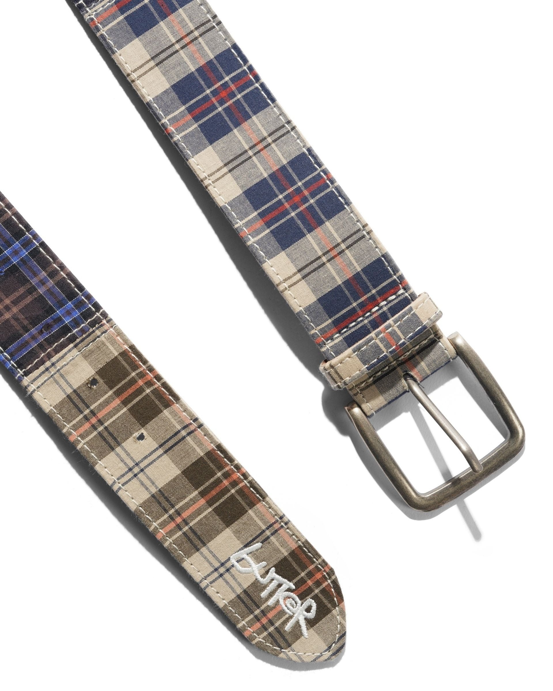 Plaid Belt