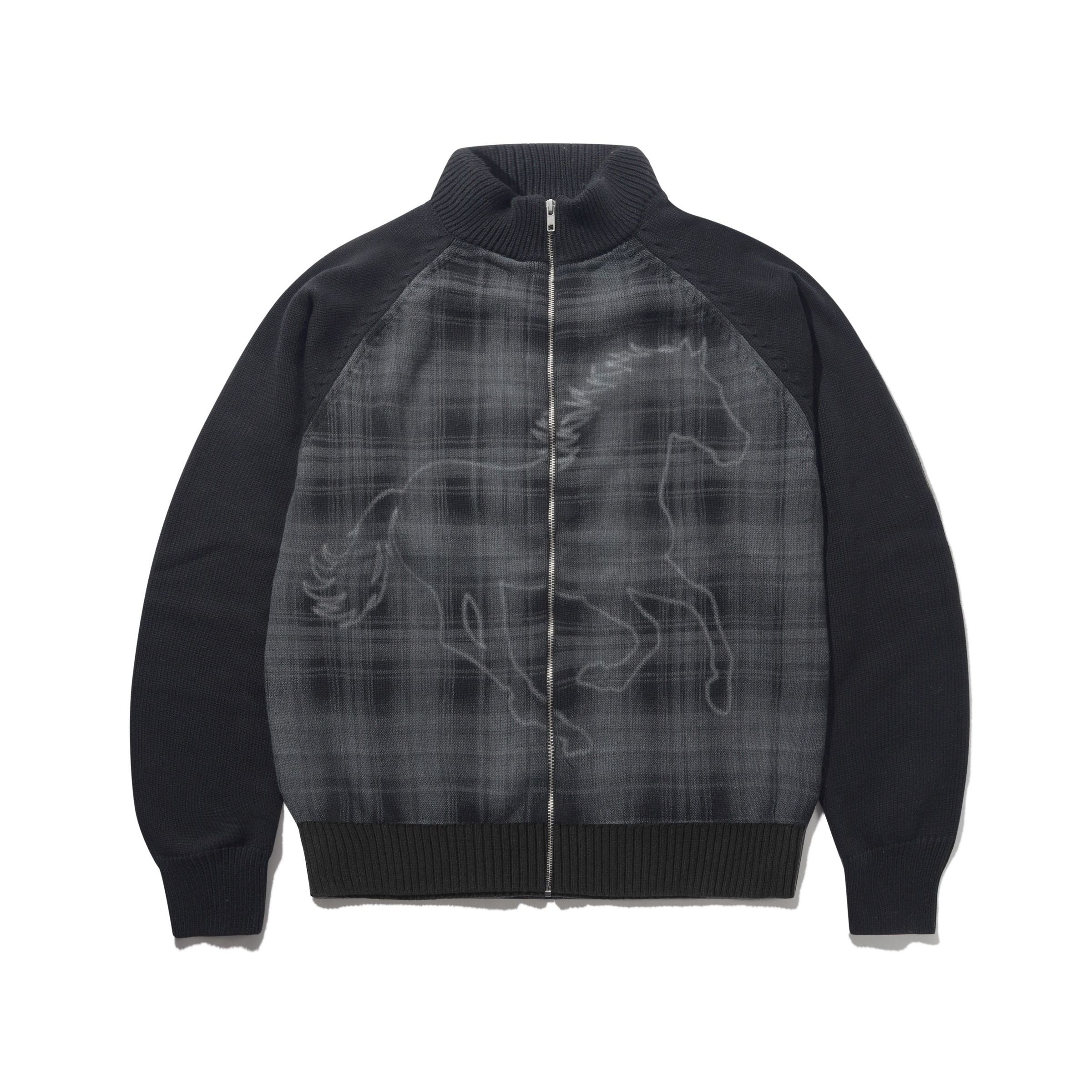 Mustang Zip-Thru Knit Sweater
