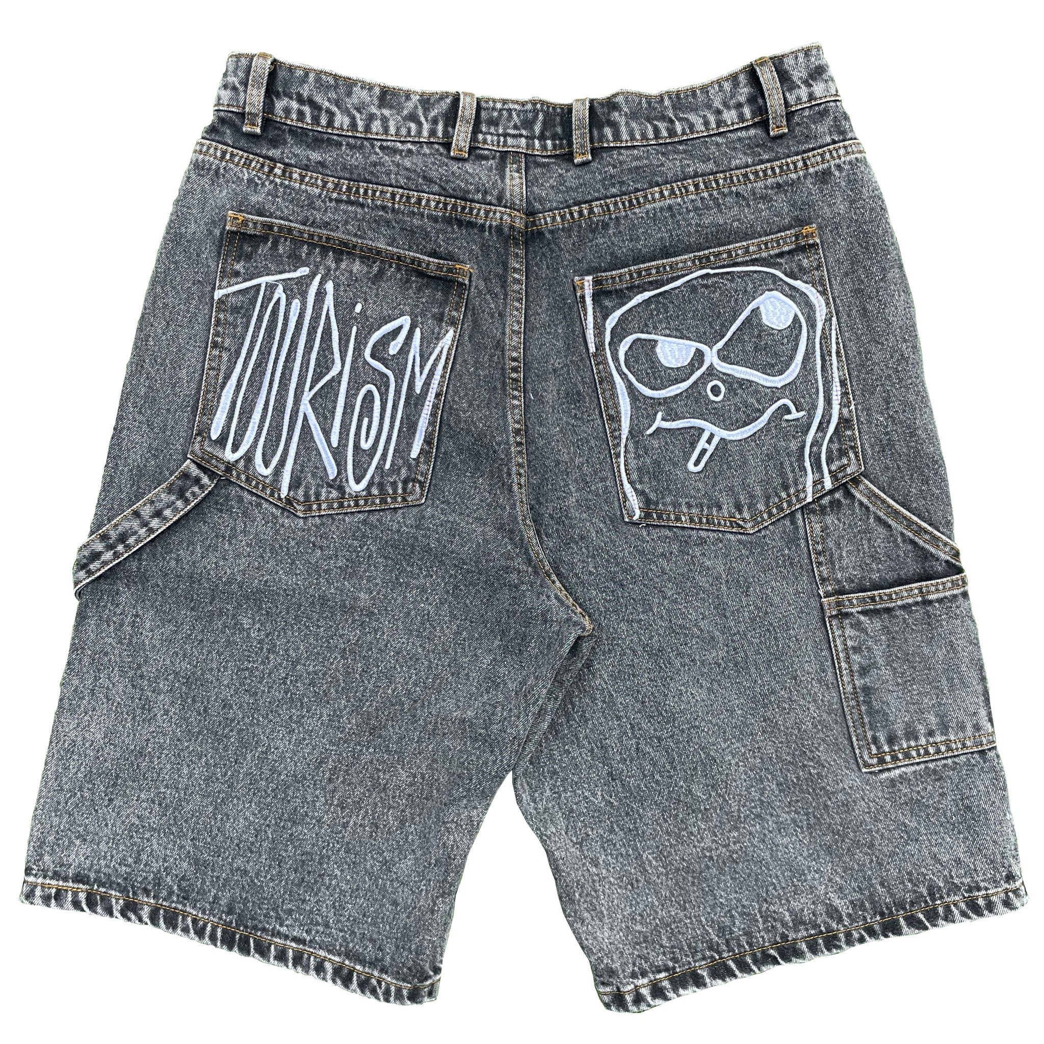 Baggy Jorts - washed black