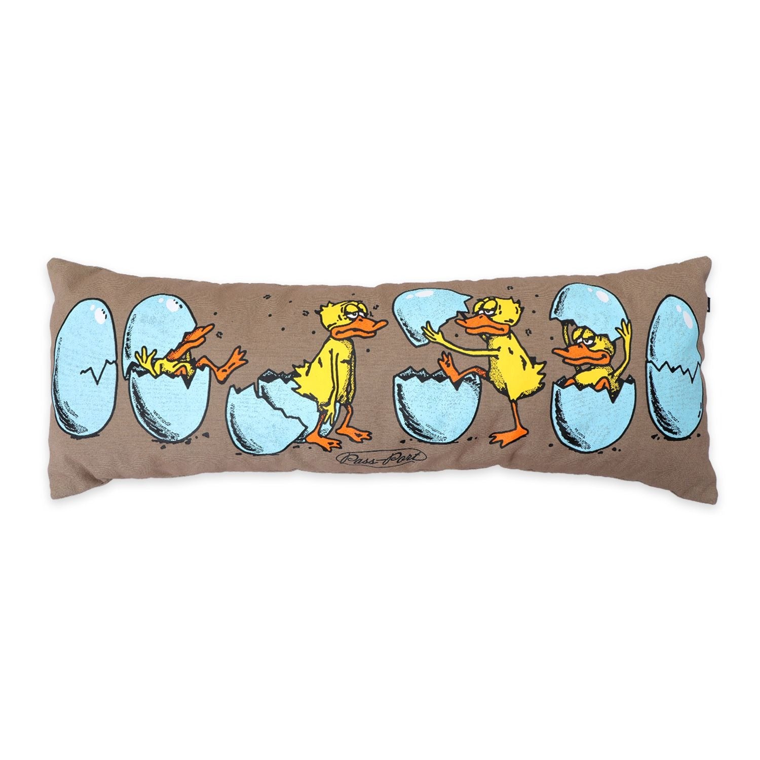 Born Tired Bolster Cushion - Taupe