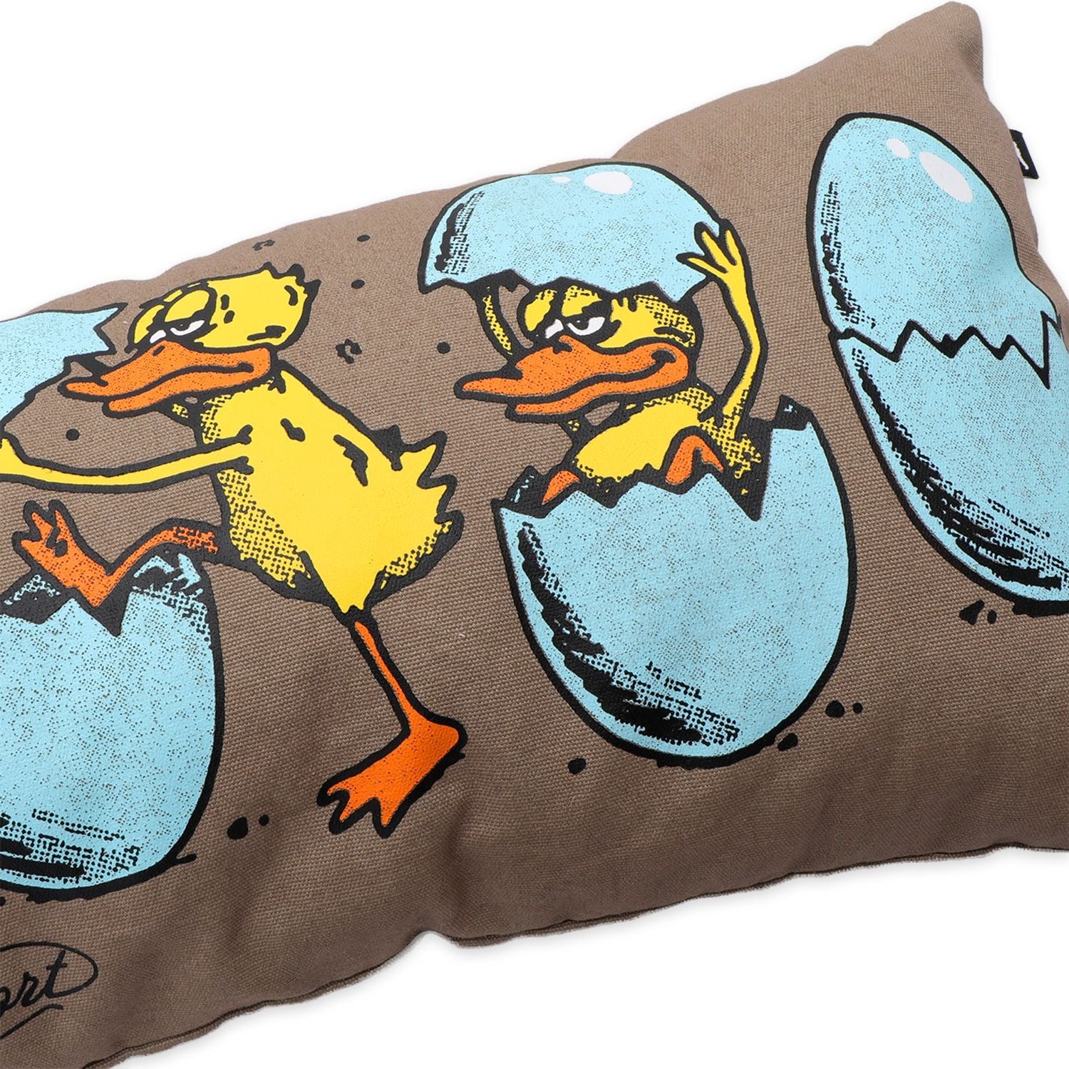 Born Tired Bolster Cushion - Taupe