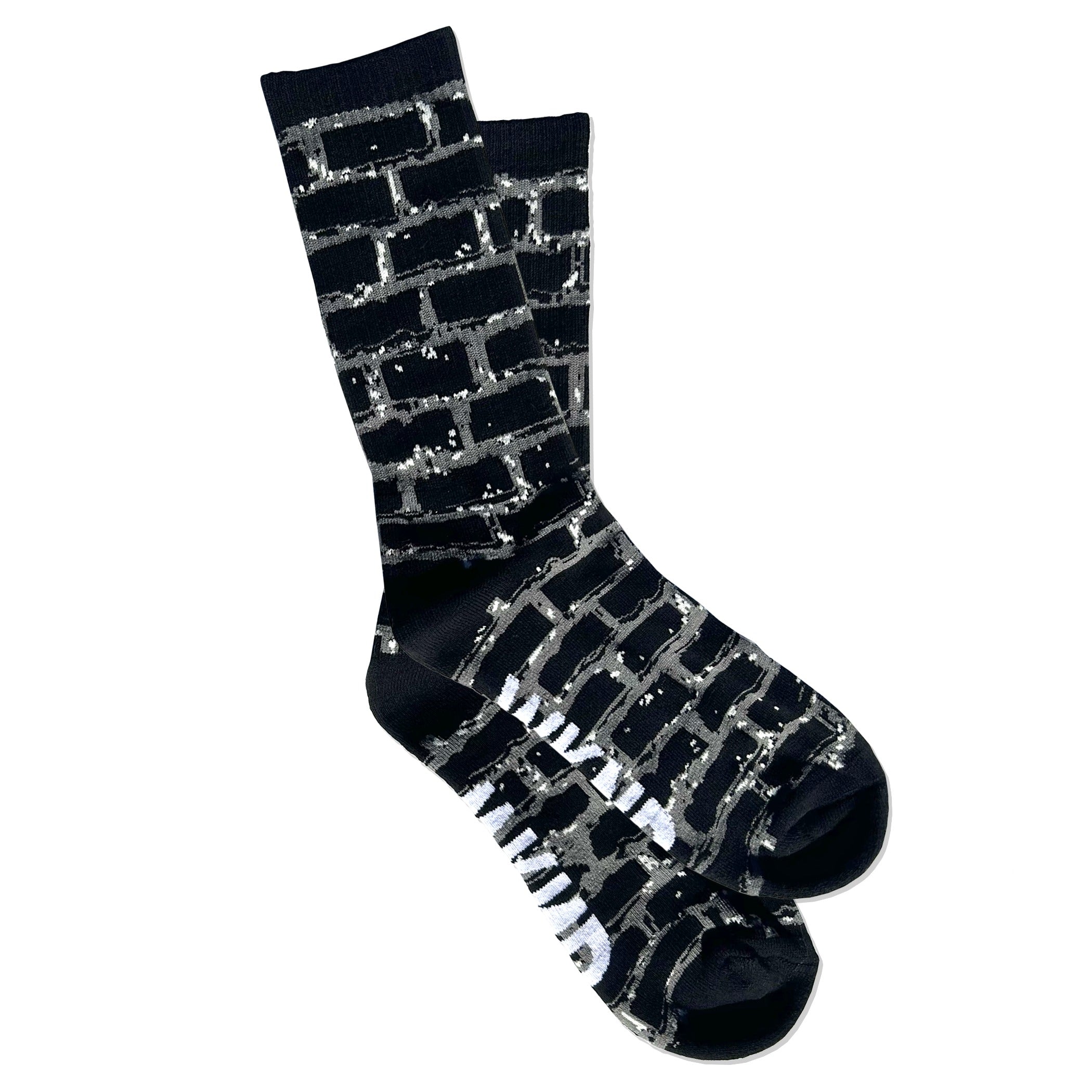 Brick Socks - Black/Grey