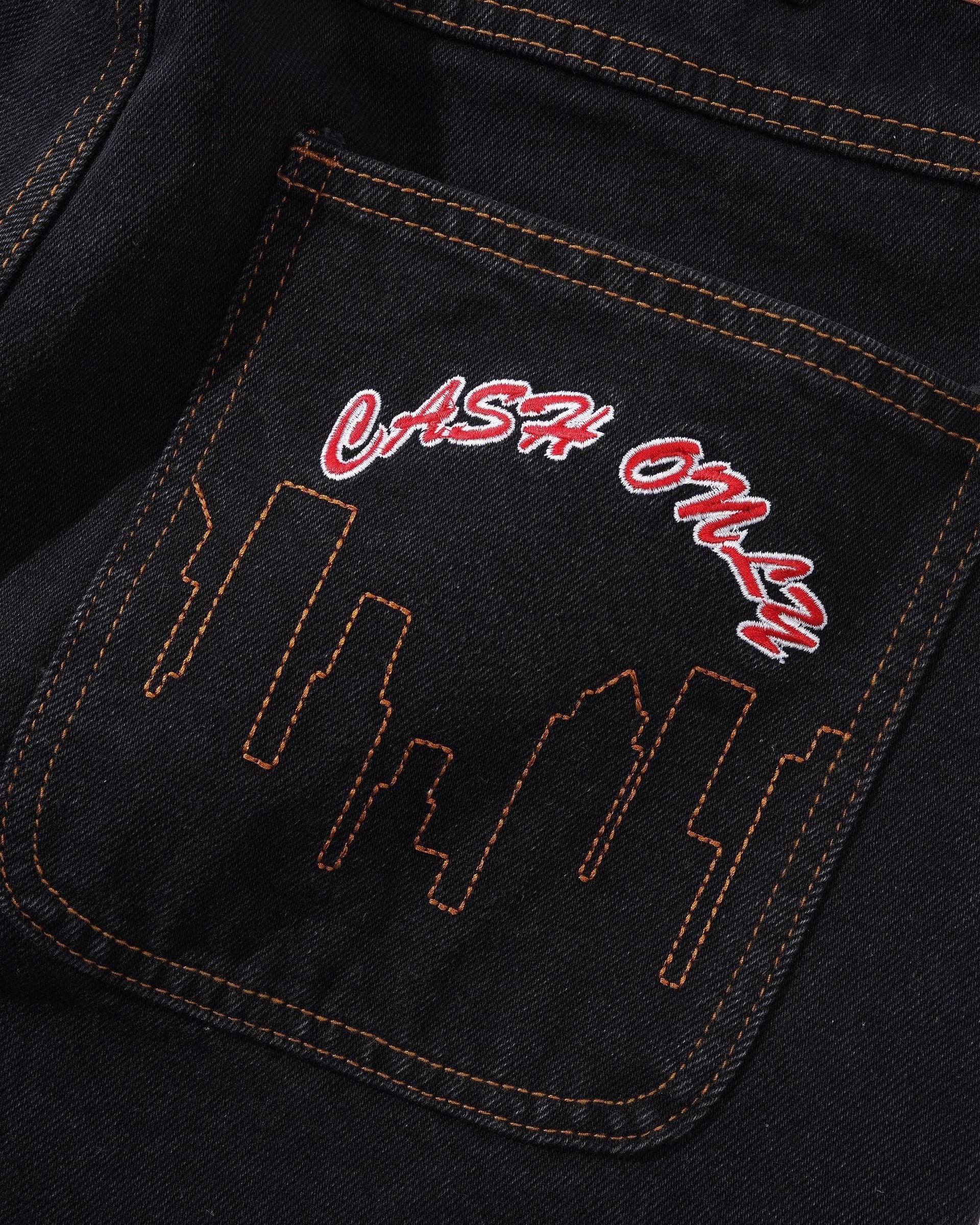 Logo Baggy Denim Jeans