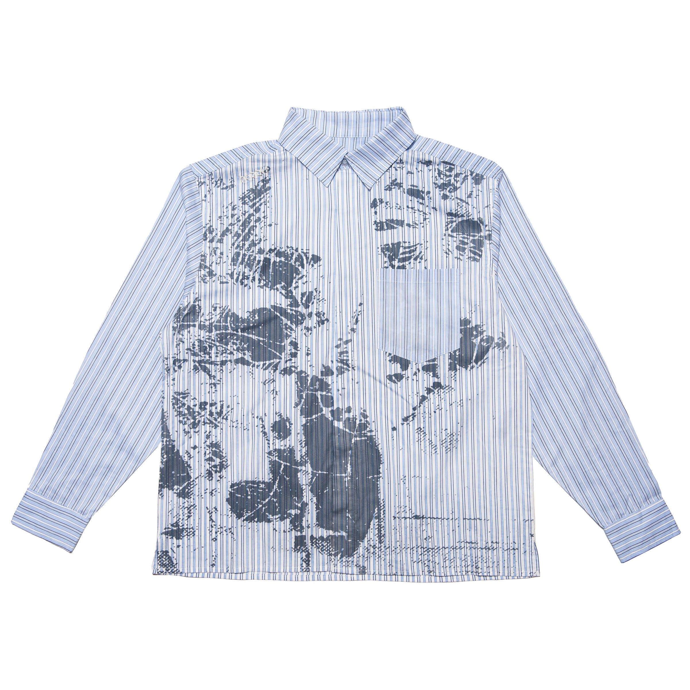 CONCRETE OXFORD SHIRT - BLUE STRIPE