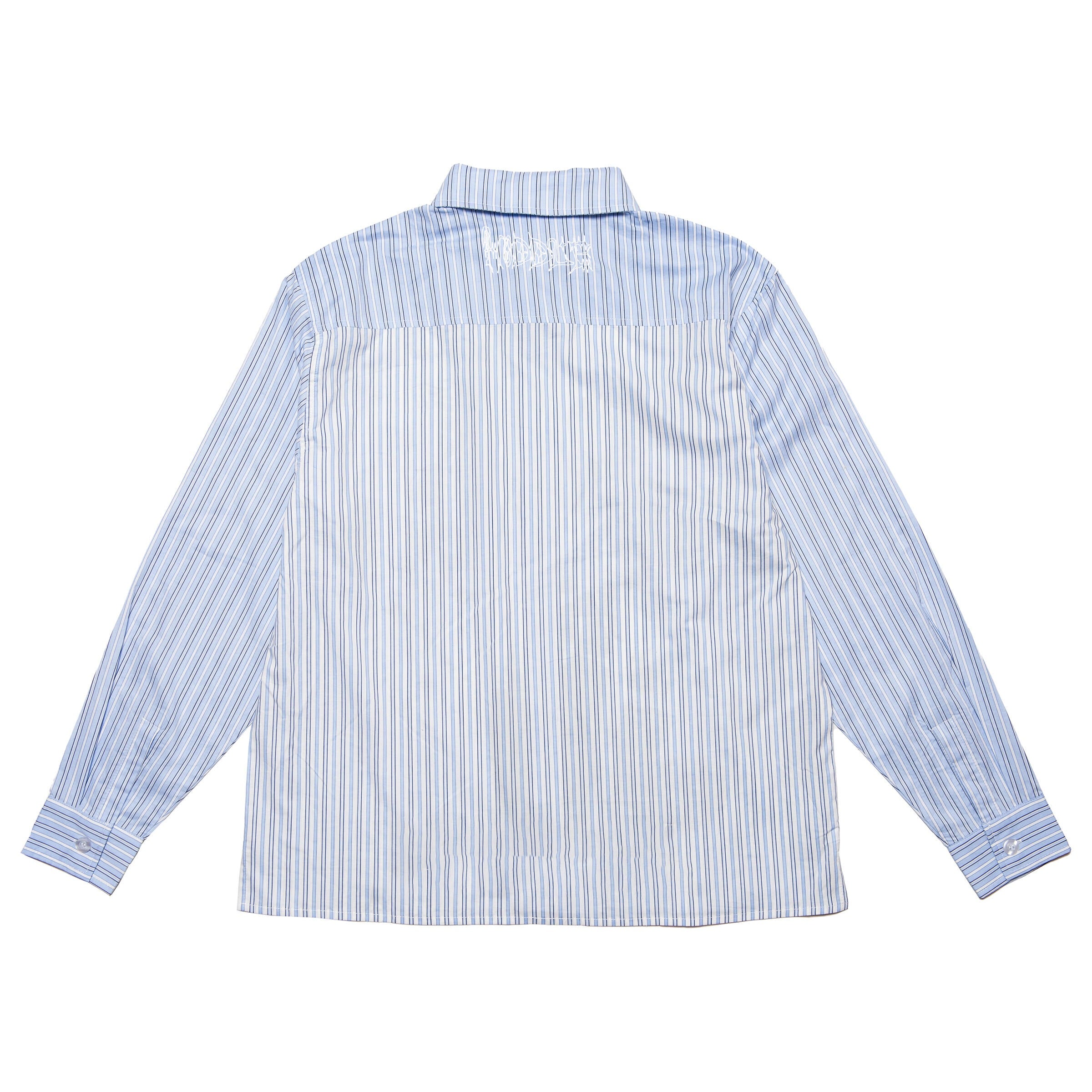 CONCRETE OXFORD SHIRT - BLUE STRIPE