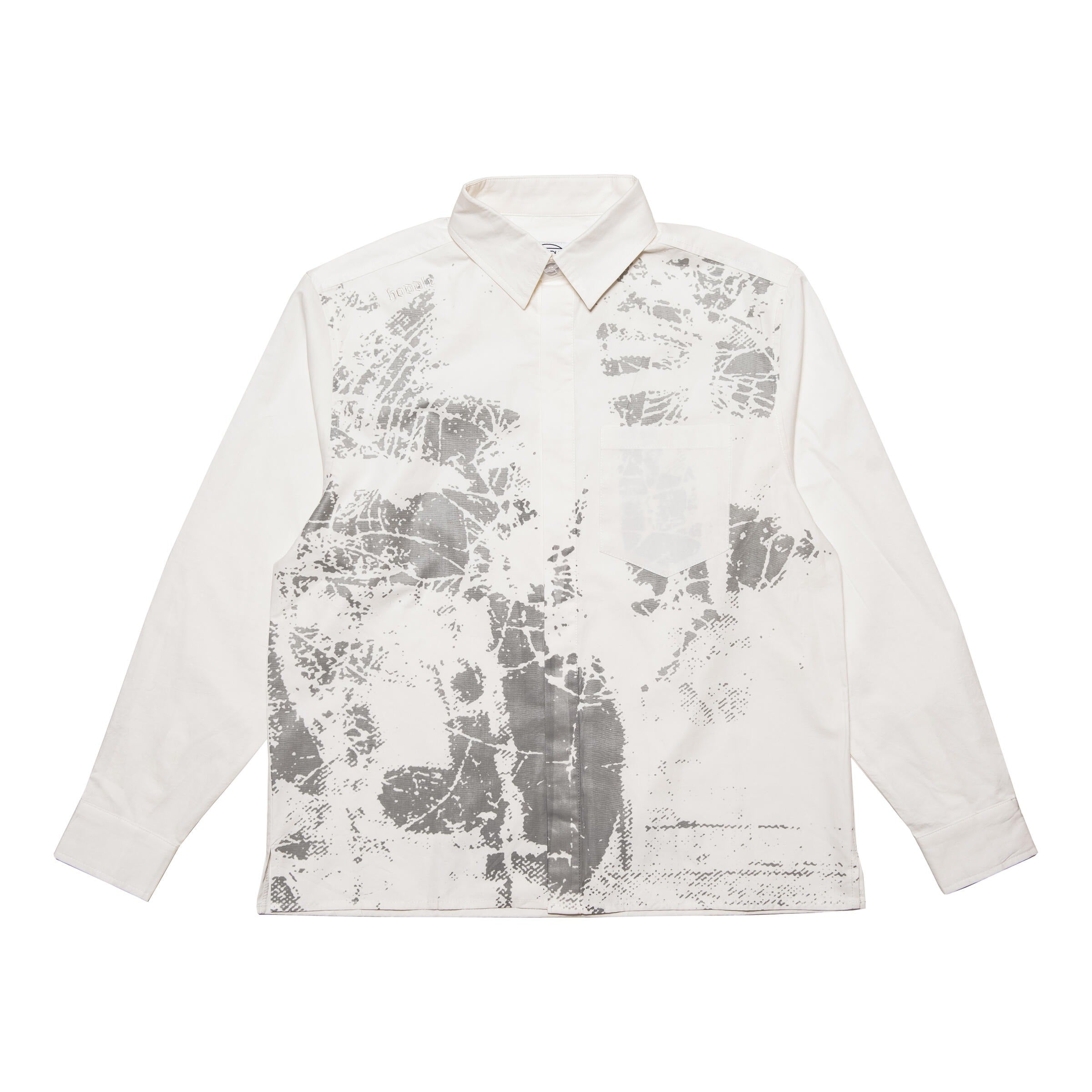 CONCRETE OXFORD SHIRT - WHITE