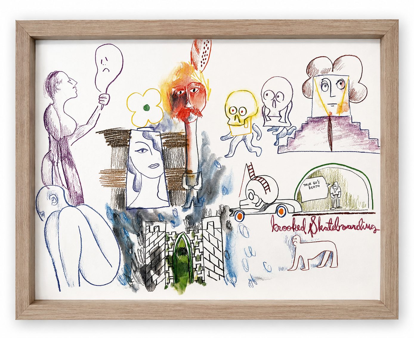 Mark Gonzales A2 Print