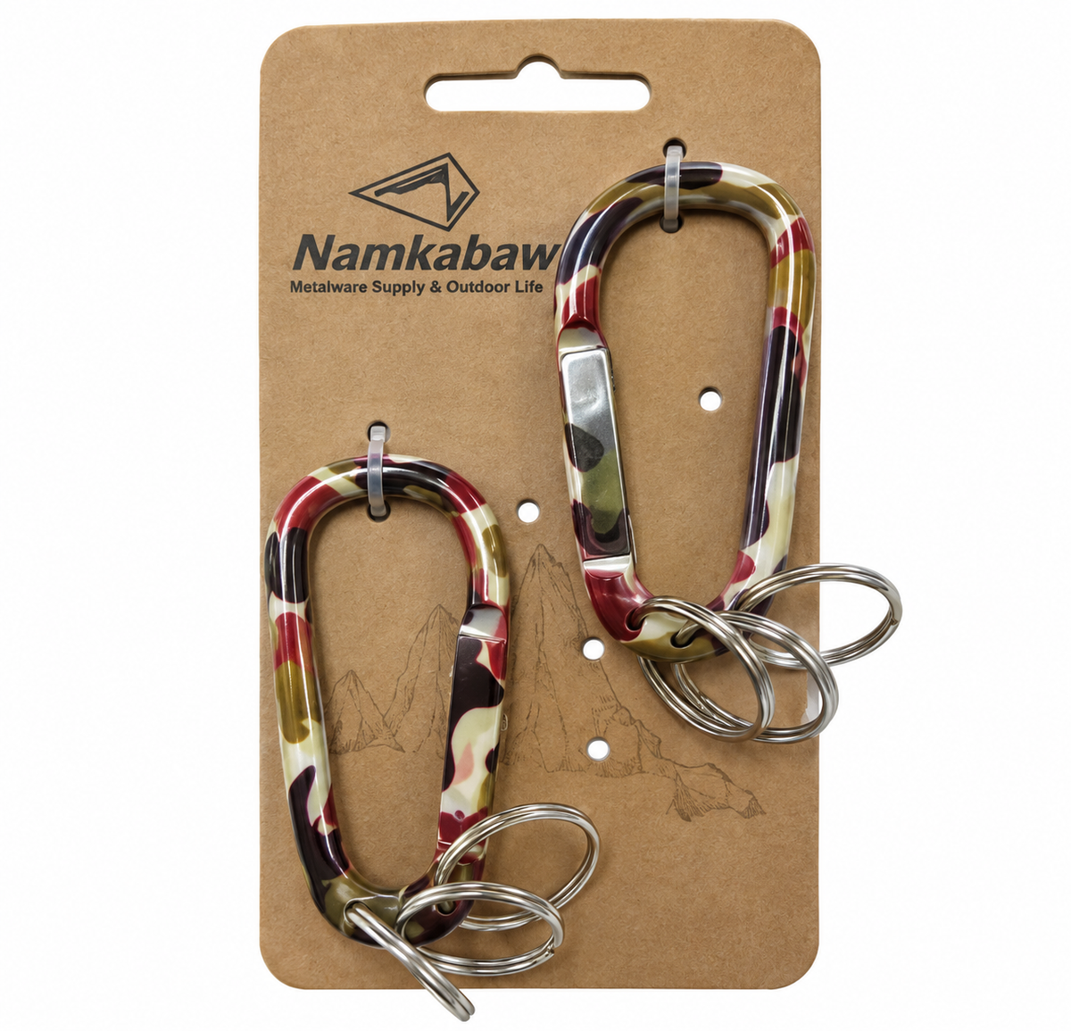 Camo Carabiner Clip