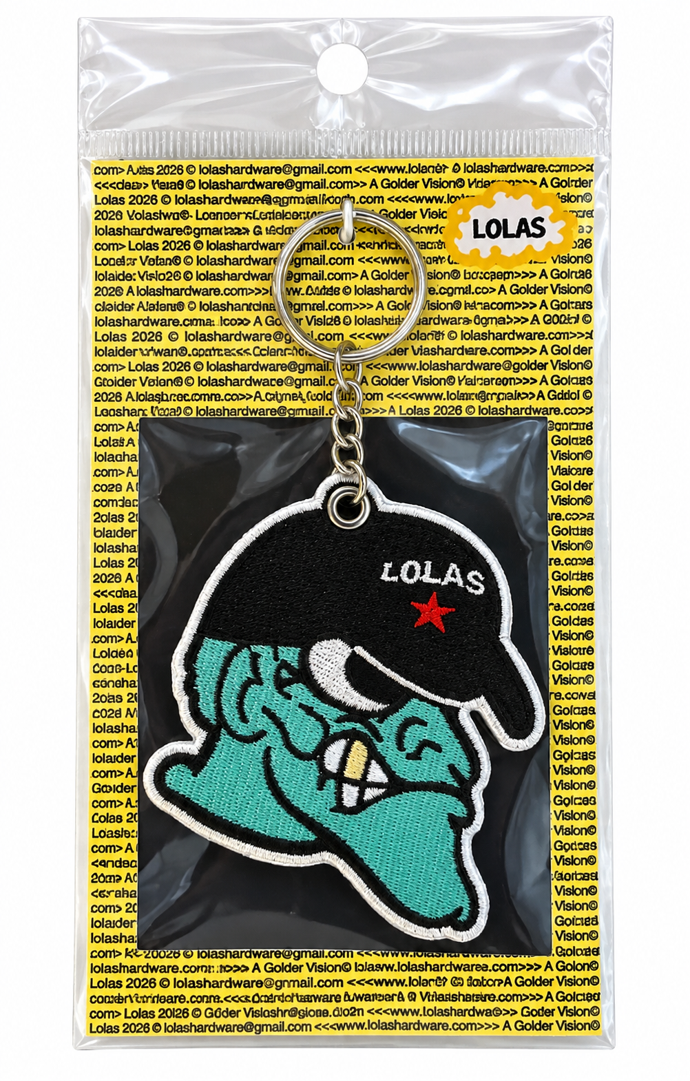 Green Face Keychain