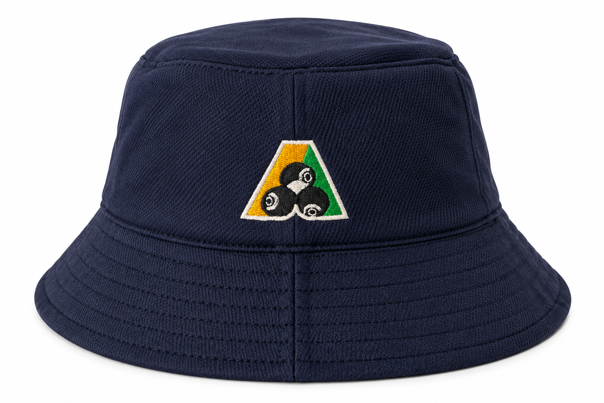 Lawn Bowls Bucket Hat - Navy