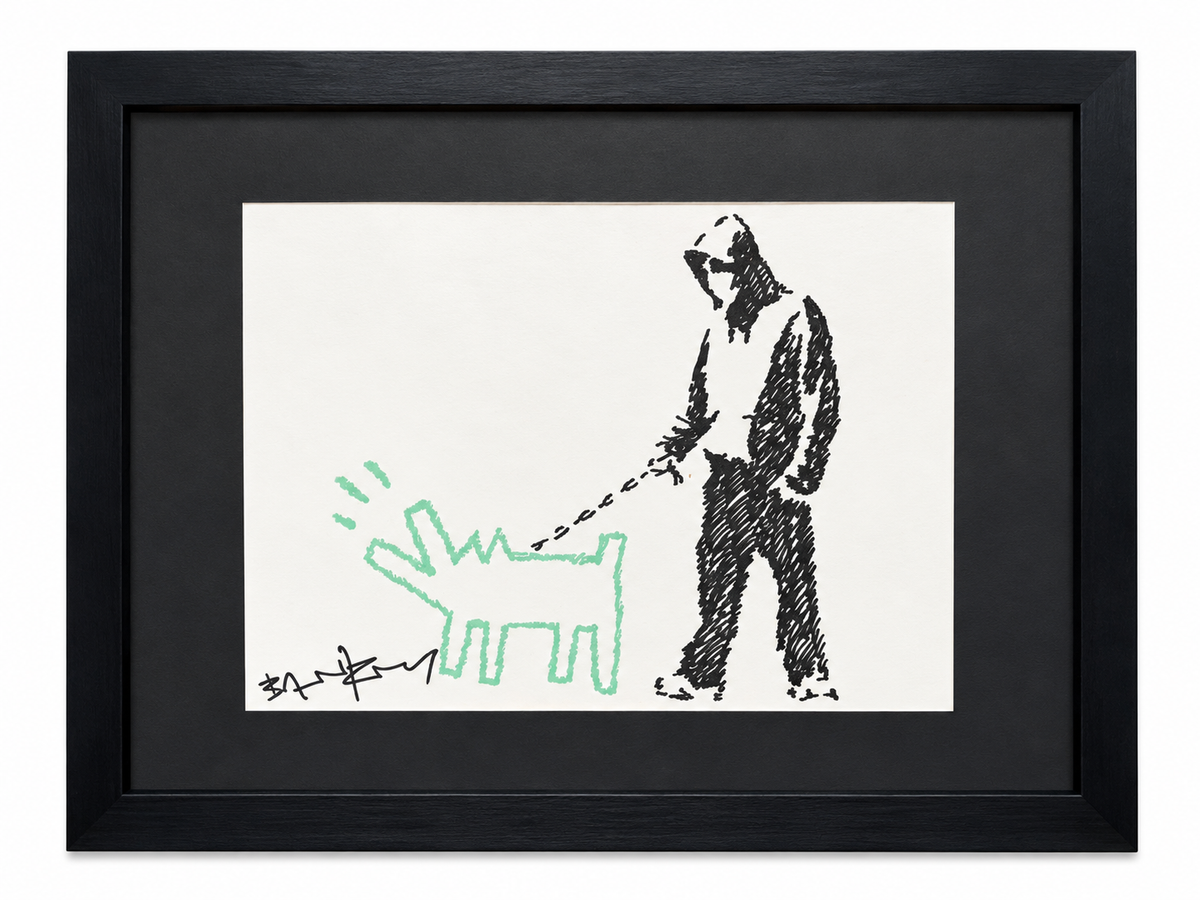 Banksy Dog Print - Signed