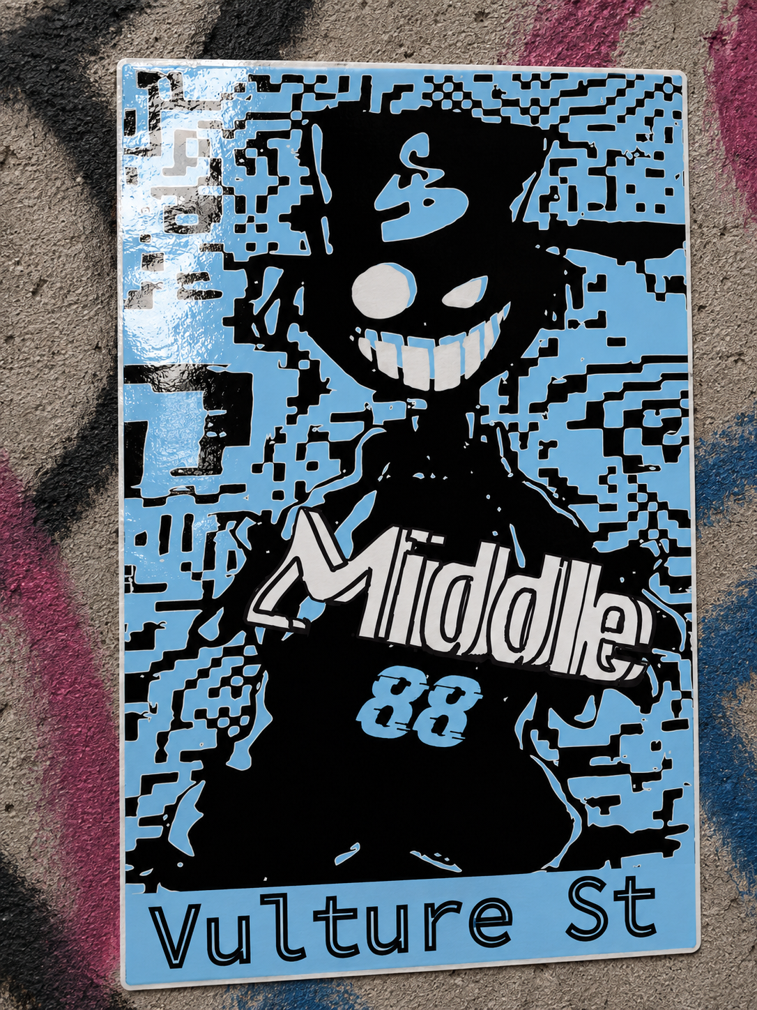 Baddie 88 Vinyl - 10cm x 5cm