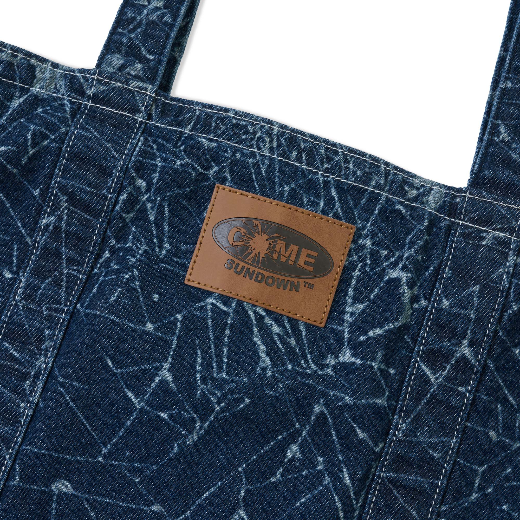 TOIL DENIM BAG BLUE