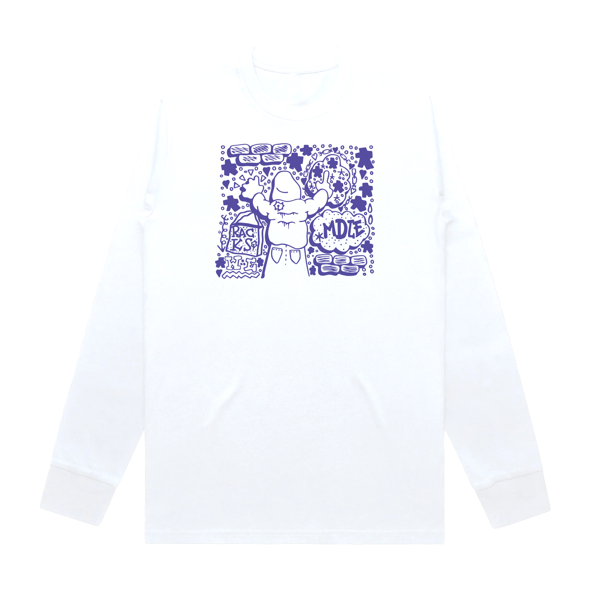 Getting Up L/S  (White)