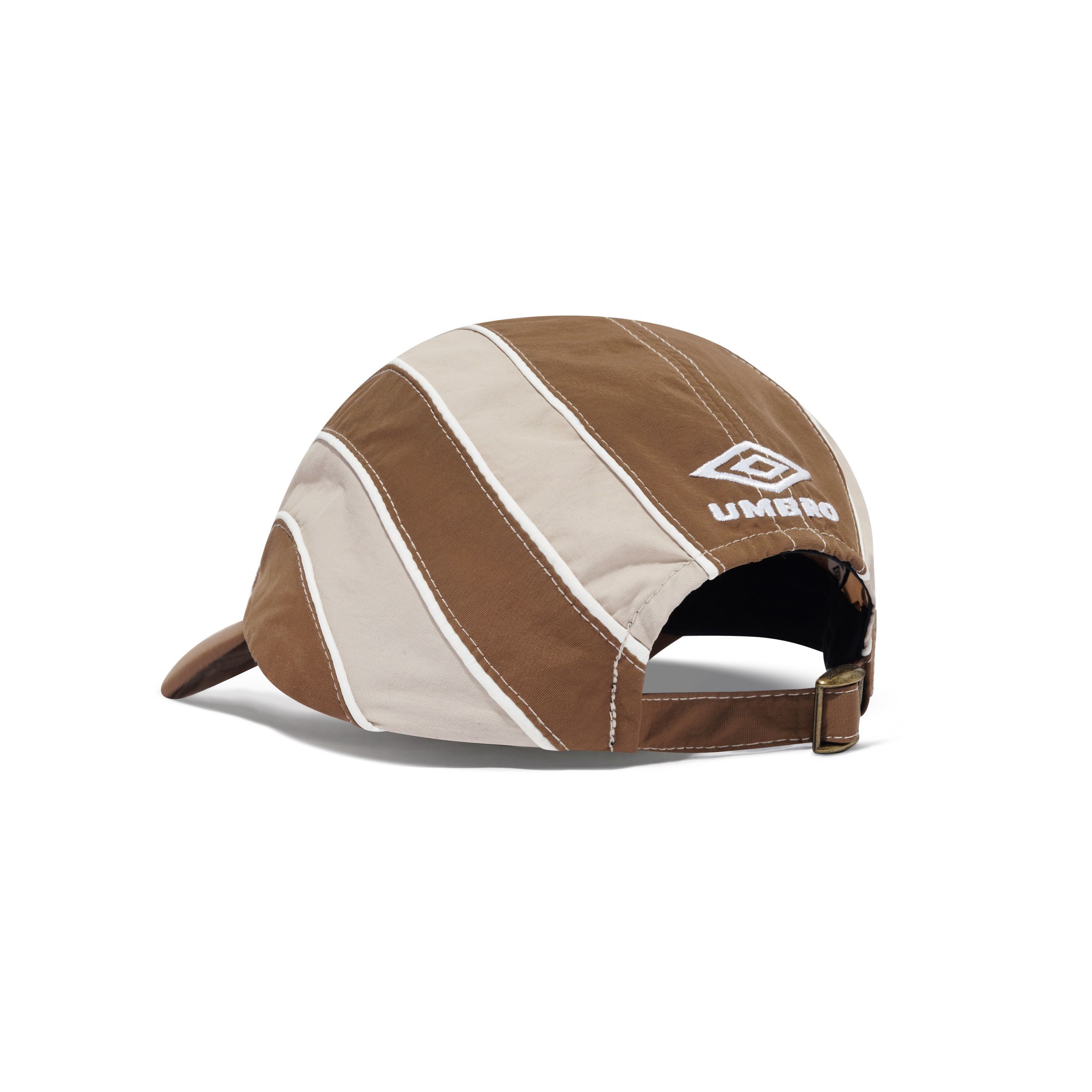 Diamond 6 Panel Cap - Chocolate / Tan