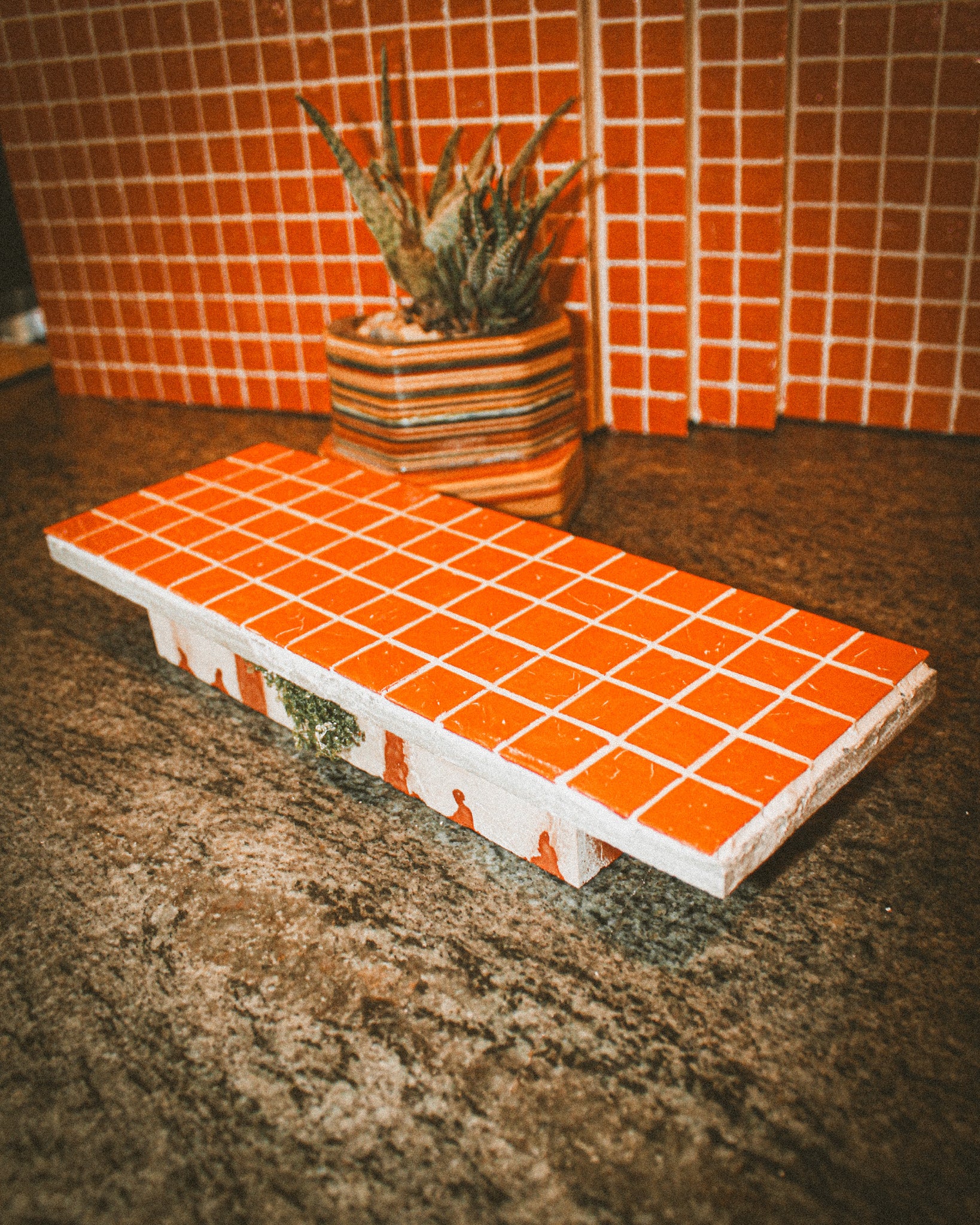 Orange Tile Ledge