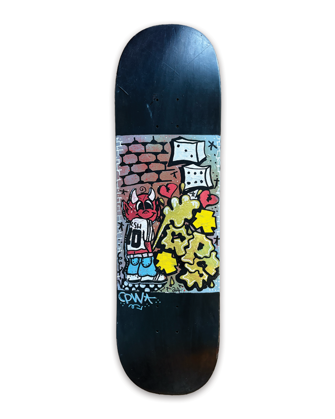 Fuck QPS - Hand Painted Deck