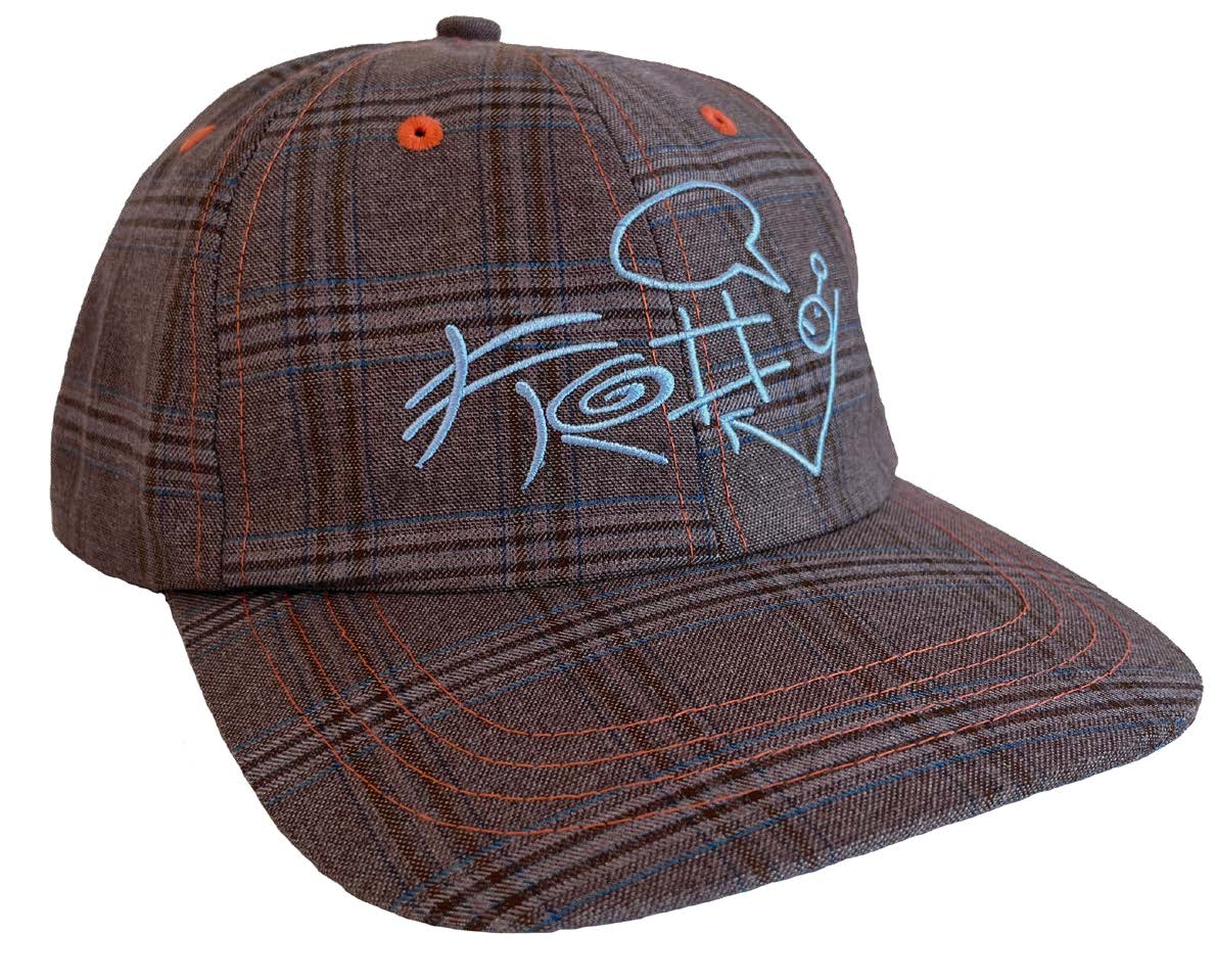 Brown Plaid Cap