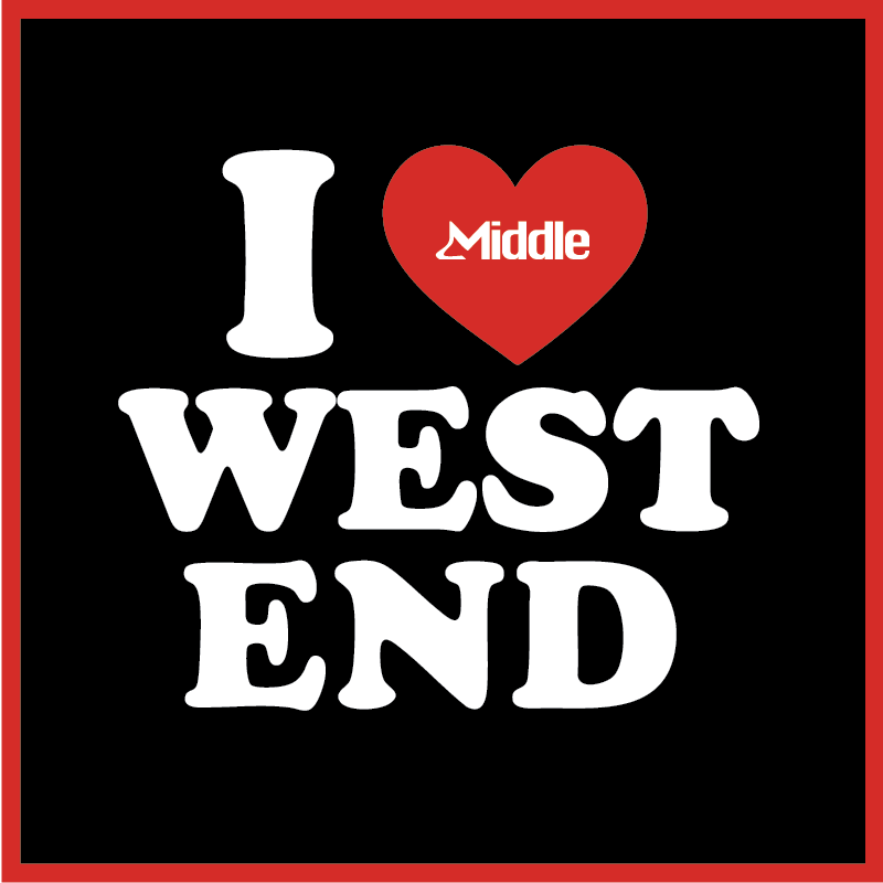 I <3 West End Tee - Black
