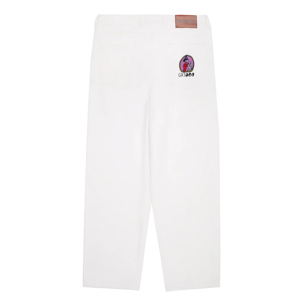 Baggy Denim Pant (White)