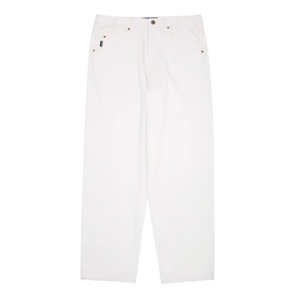 Baggy Denim Pant (White)