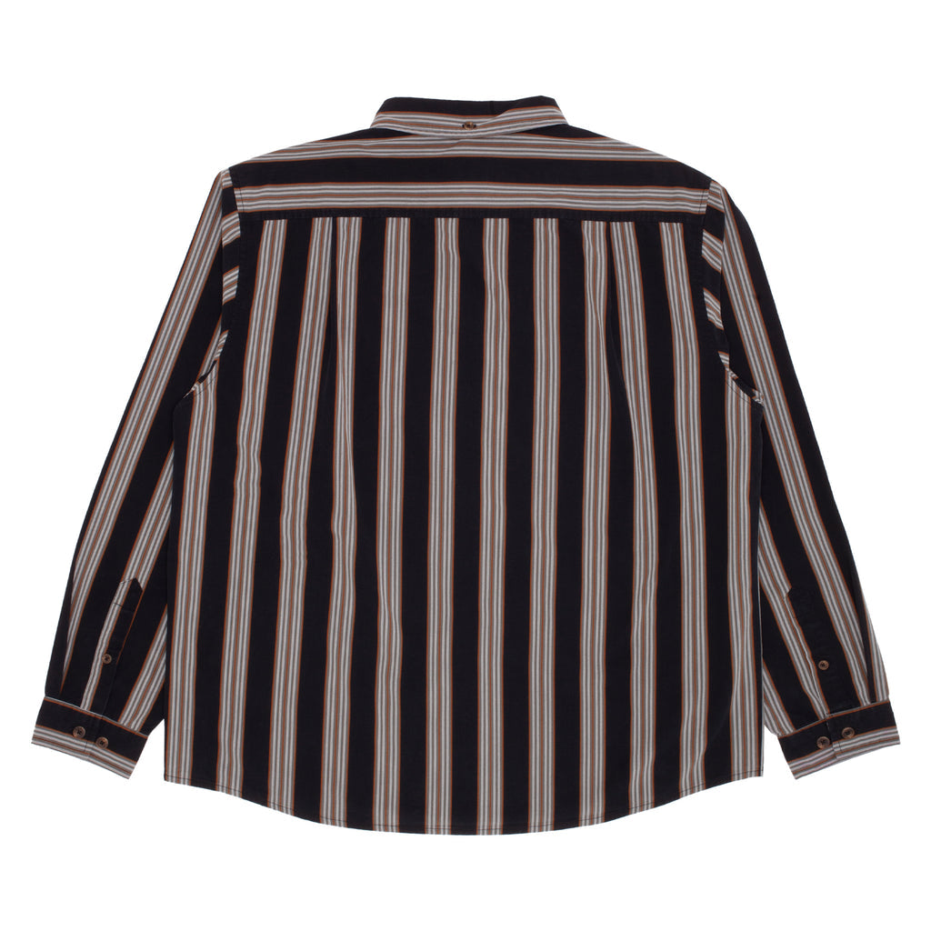 Long Sleeve Button Down [Black Stripe]