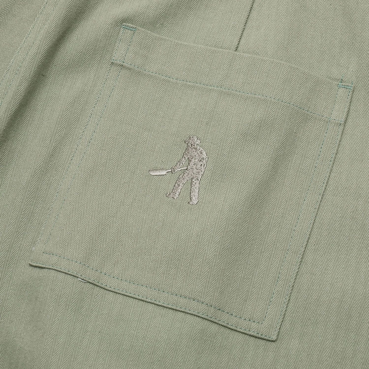 Herringbone Leagues Club Short - Sage