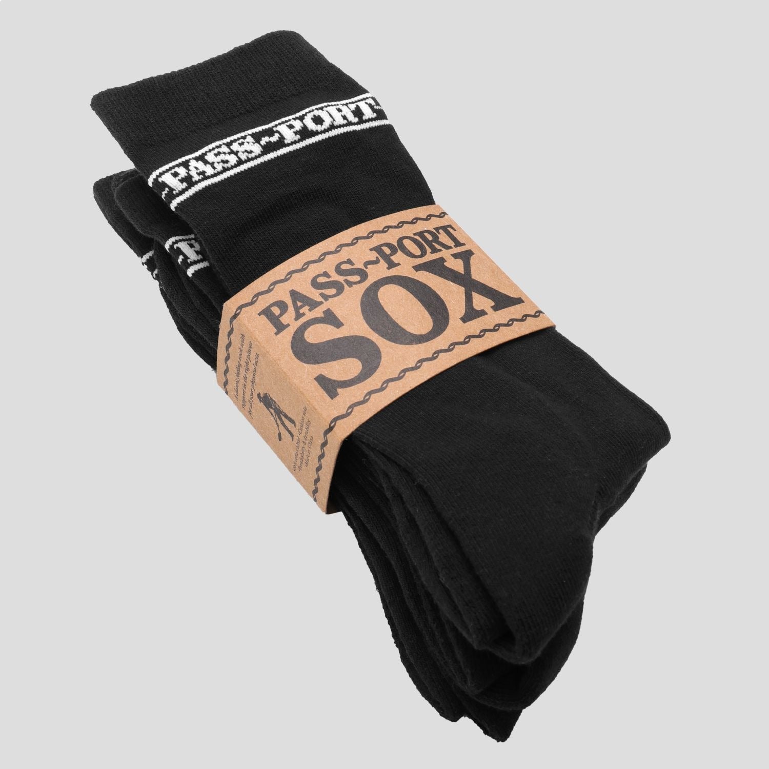 Hi Sox 3 Pack R46 - Black