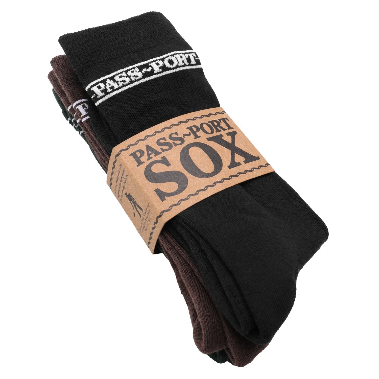 Hi Sox 3 Pack R47 - Black/Choc/Forest