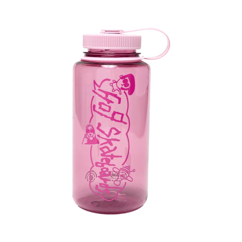 Frog Nalgene Water Bottle - Pink