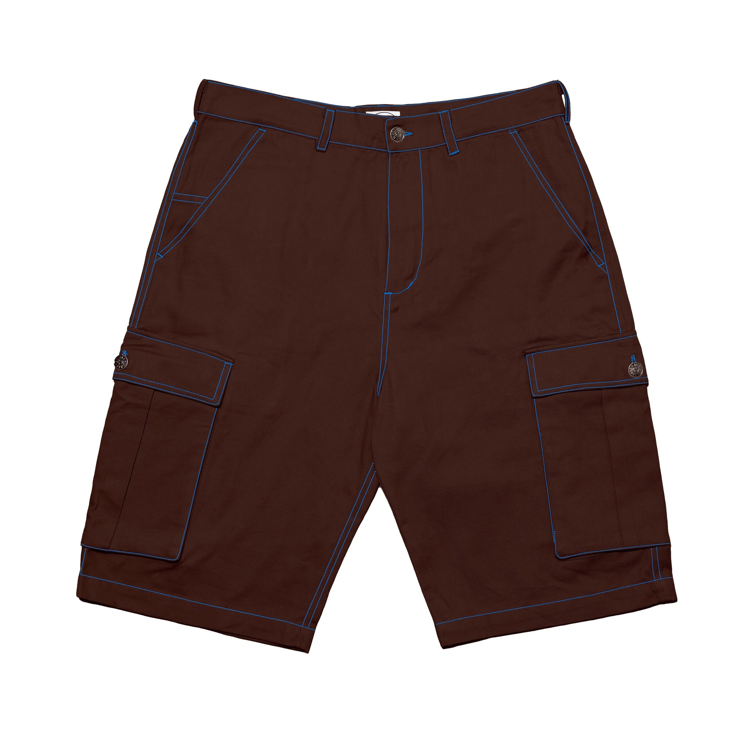 INTENSIVE CARGO SHORT BROWN/BLUE STICH