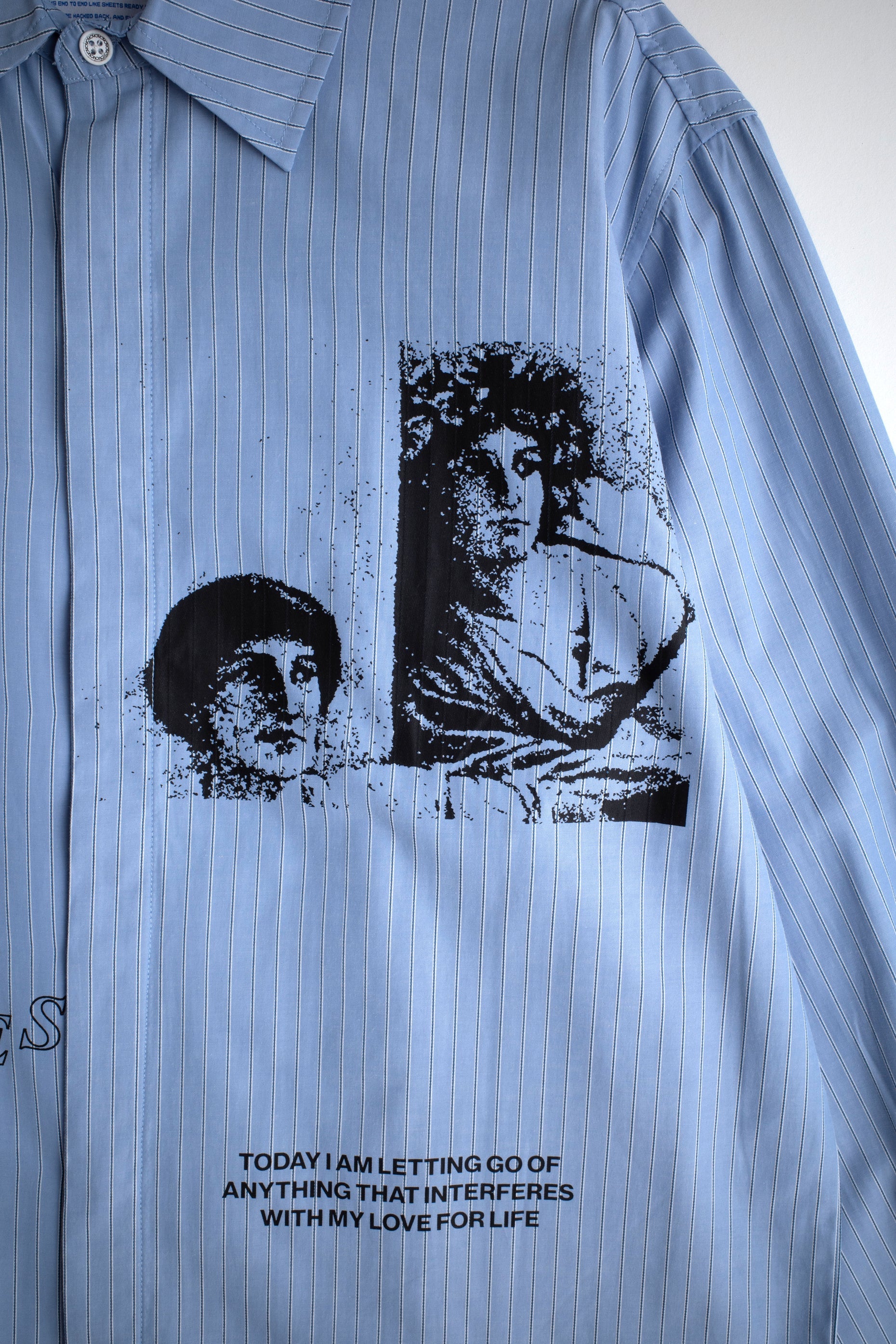 LETTING GO TODAY BUTTON UP SHIRT