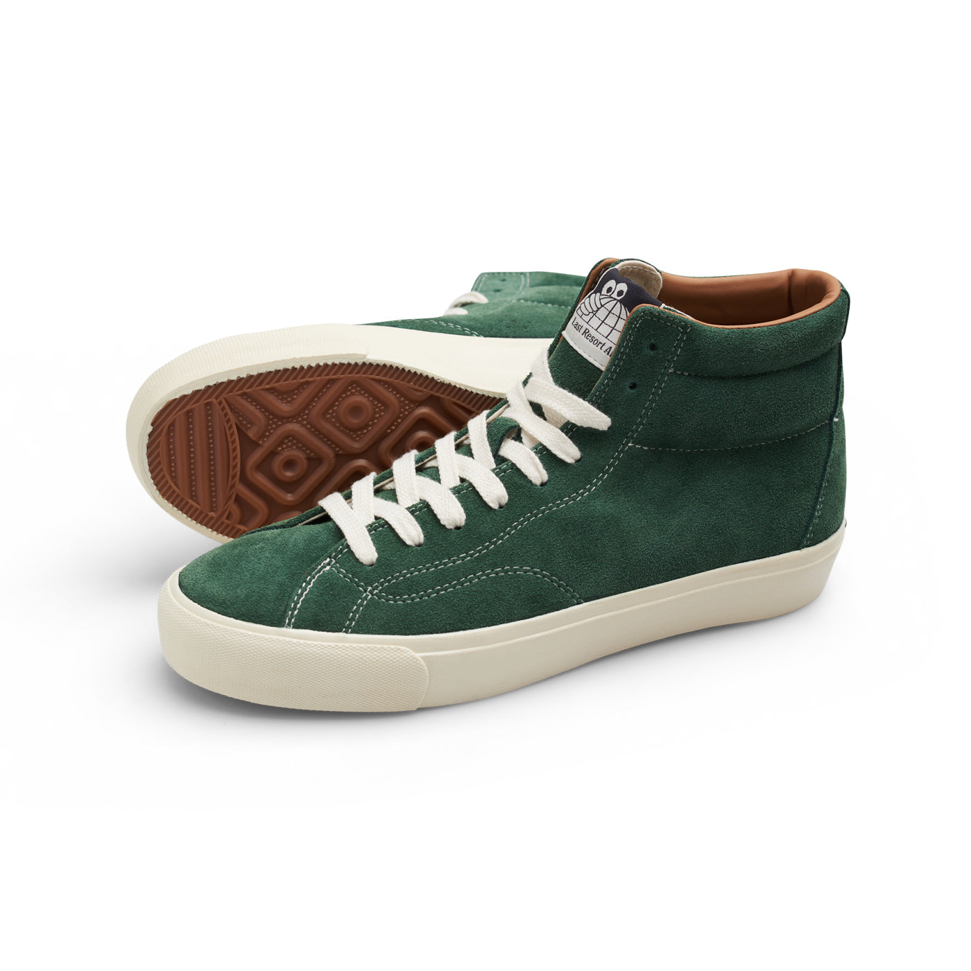 VM003 Hi - Suede - Elm Green / White