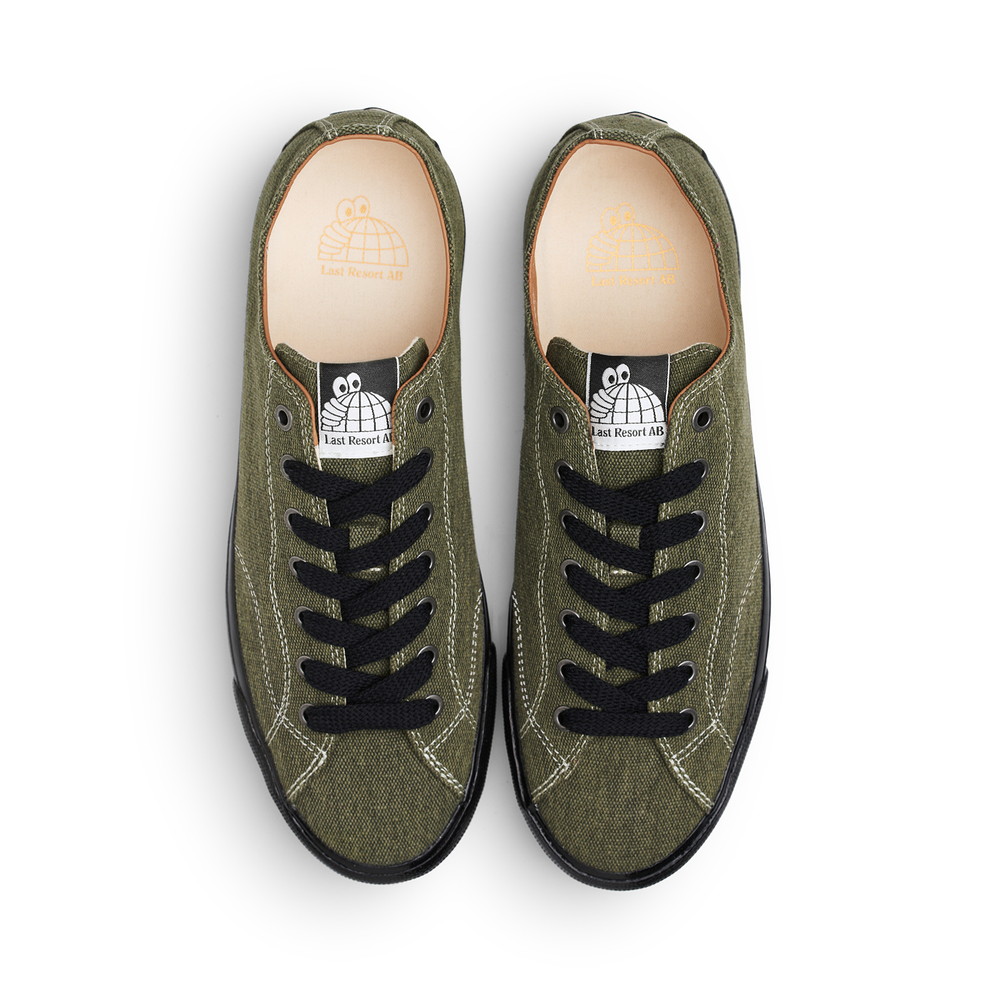 VM003 CANVAS LO - LEAF GREEN/BLACK