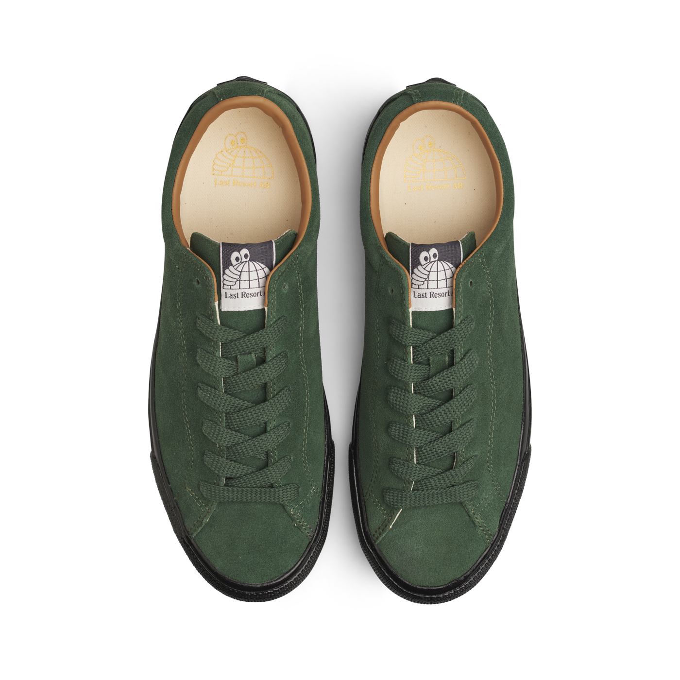 VM003 SUEDE LO - DARK GREEN/BLACK