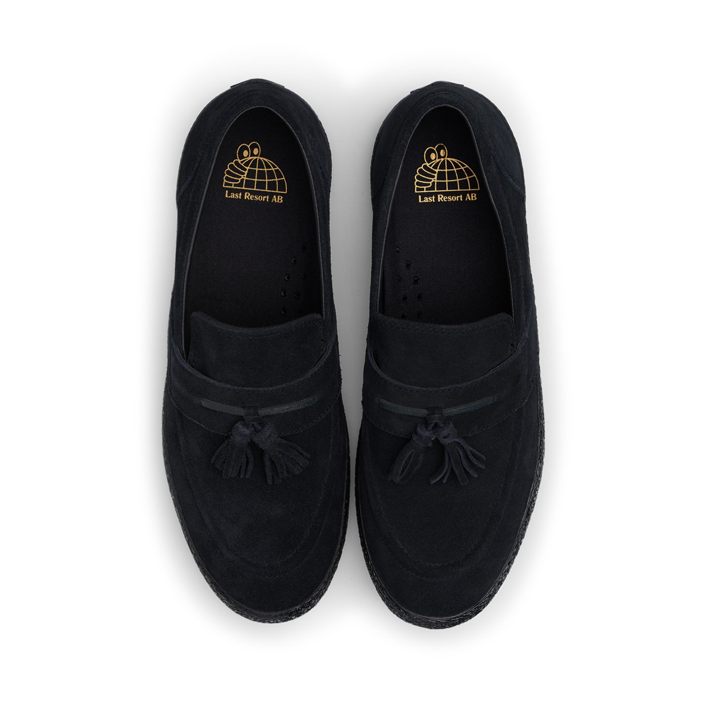 VM005 Suede Loafer - Black/Black