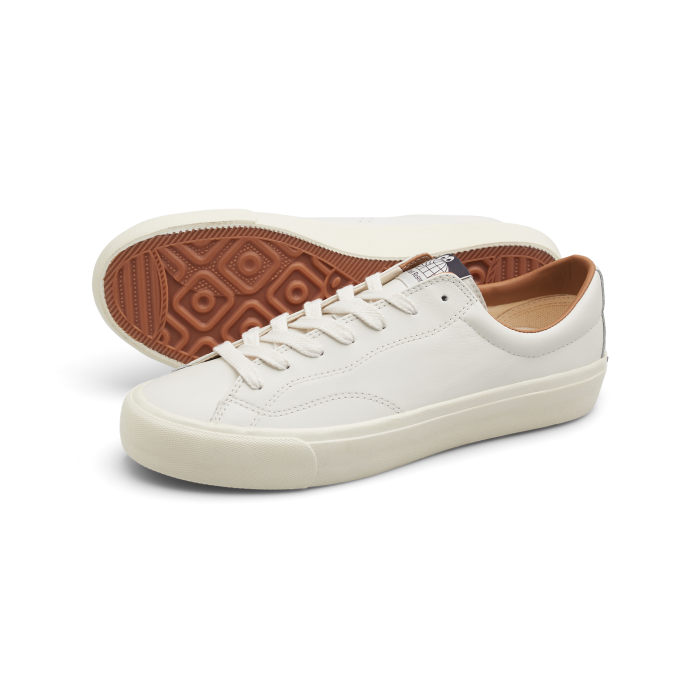 VM003-Lo Leather - White/White