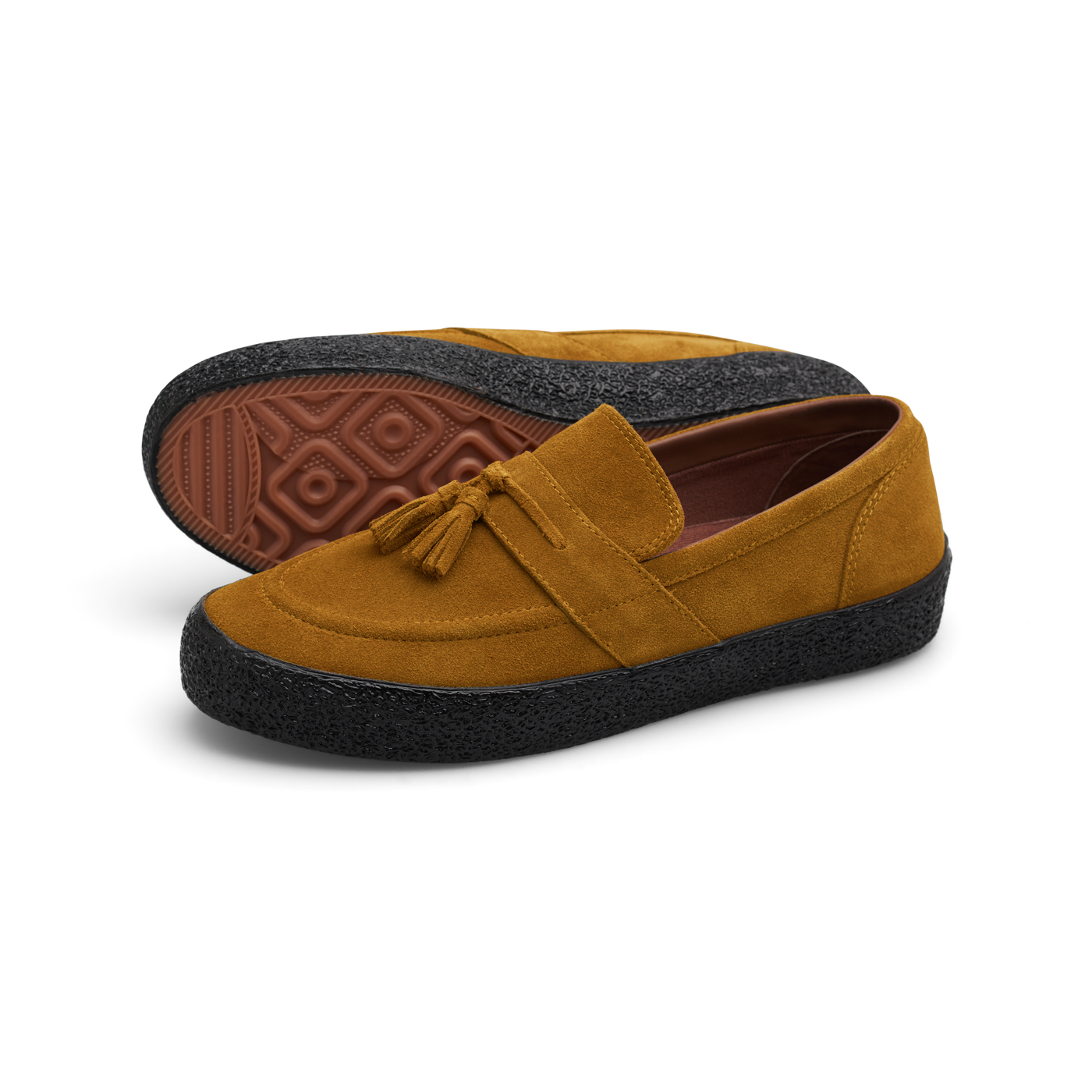 VM005 Suede Loafer - Golden Brown/Black