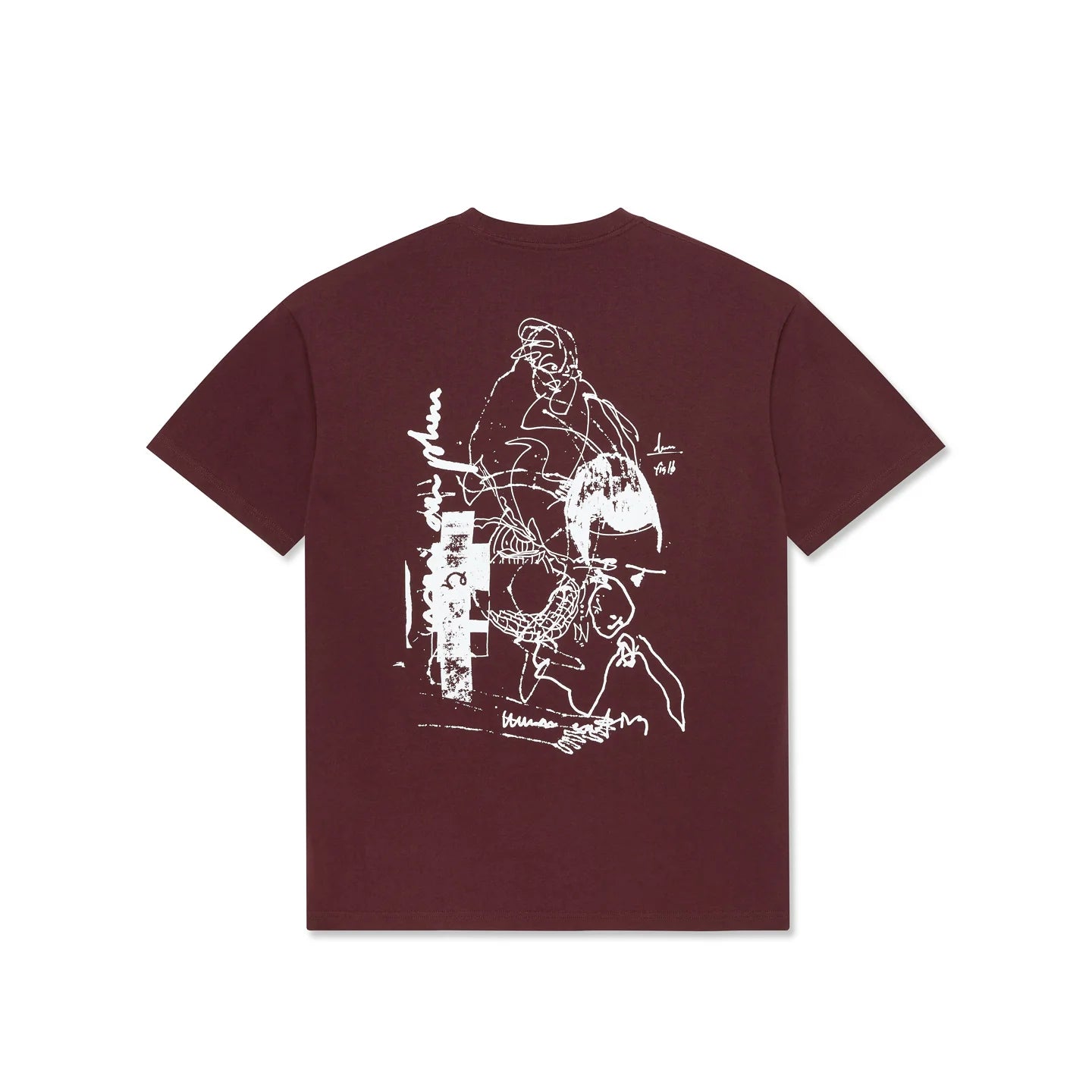 FIG 16 Tee - Dark Red