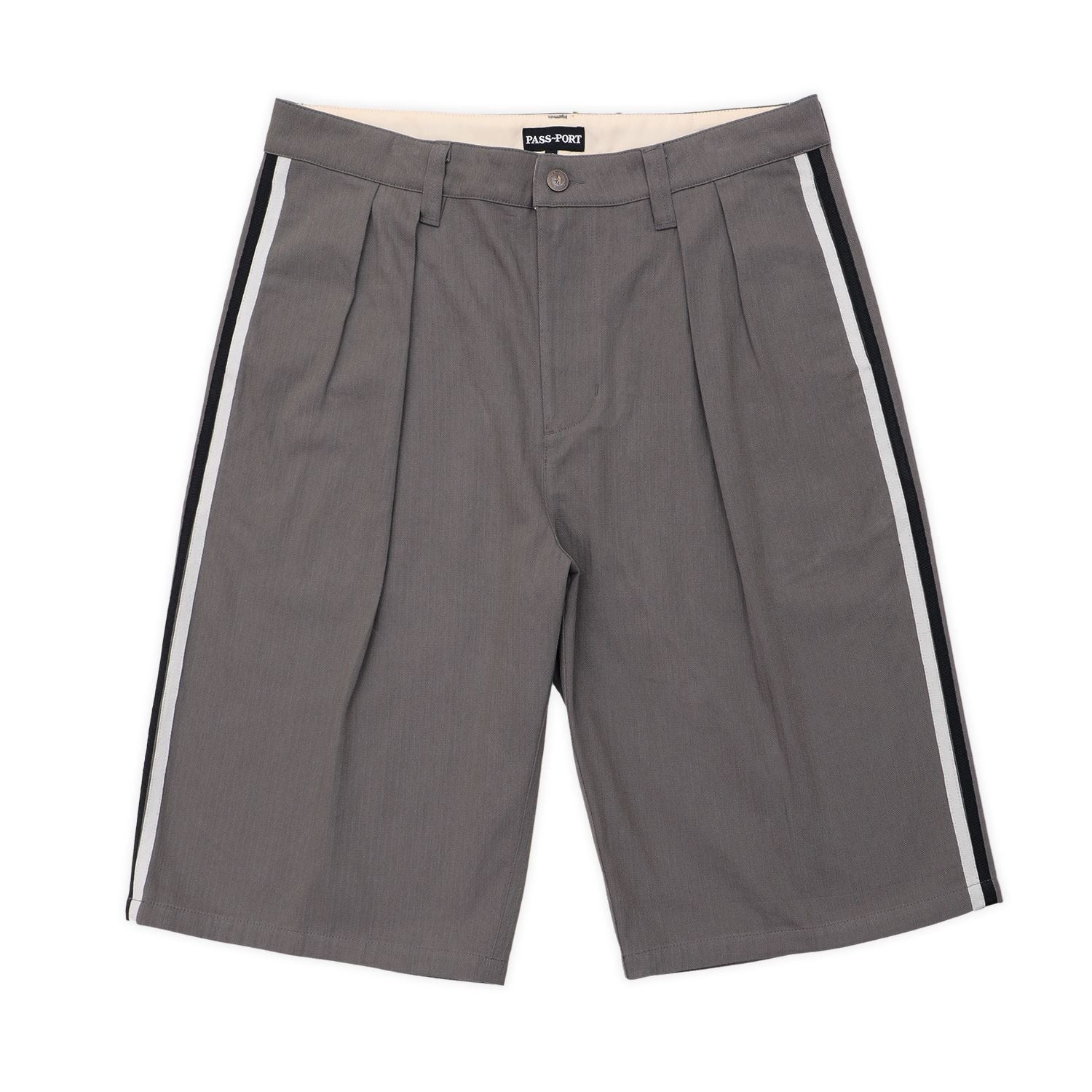 Leagues Club Stripe Short - Grey